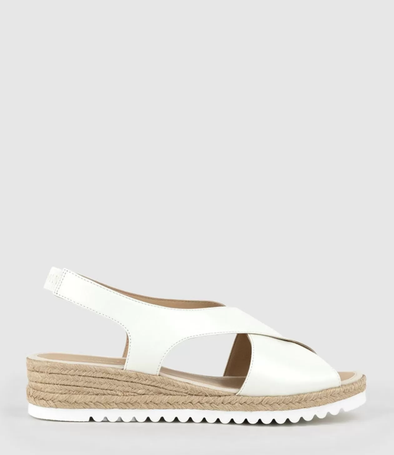 Edward Meller Low Sandals<Merinda Crossover Sandal Espadrille In Offwhite