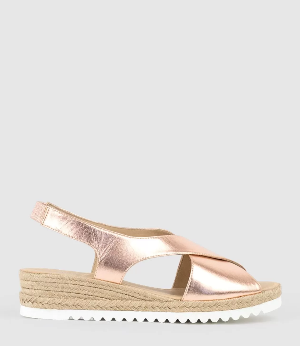 Edward Meller Low Sandals<Merinda Crossover Sandal Espadrille In Rosegold