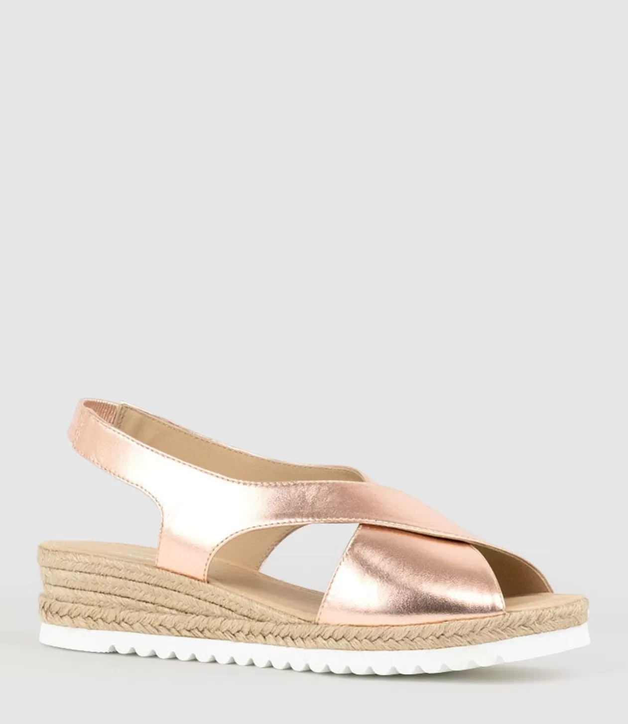 Edward Meller Espadrilles<Merinda Crossover Sandal Espadrille In Rosegold