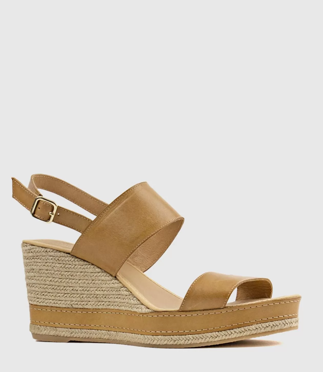 Edward Meller Espadrilles<Mikara Two Strap Classic Espadrille In Camel