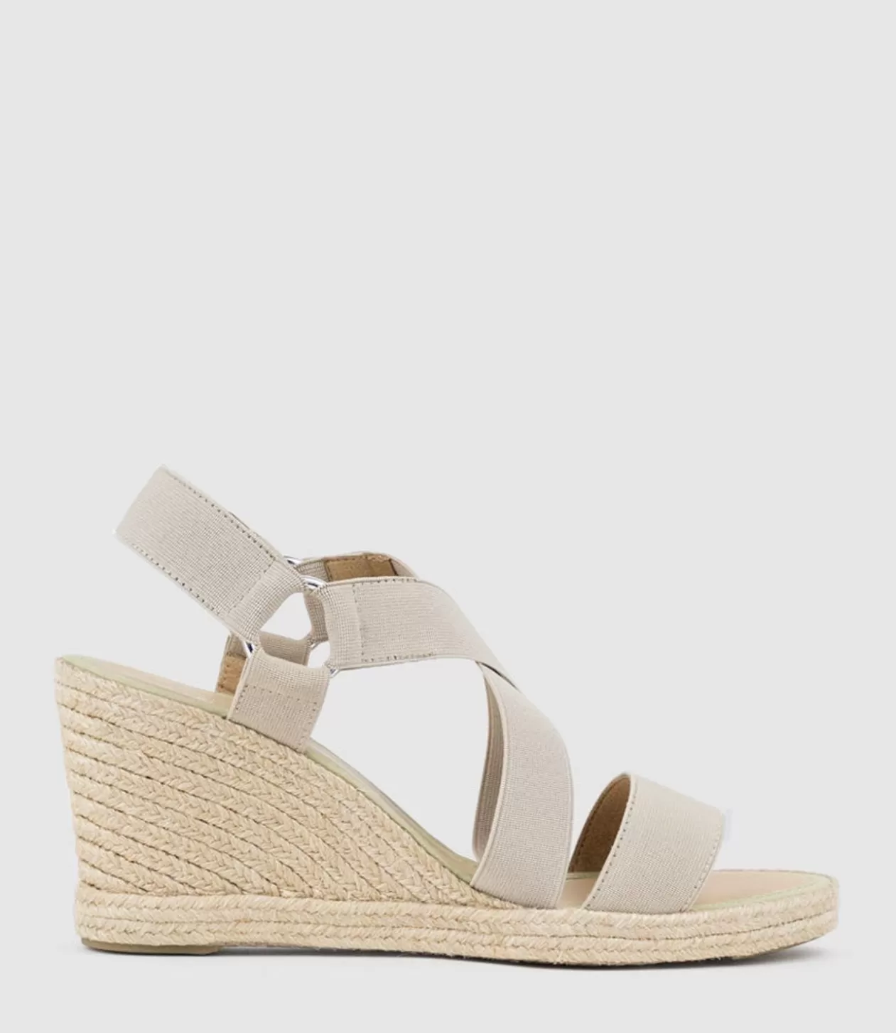 Edward Meller Espadrilles<Miria Elastic Crossover Espadrille In Natural