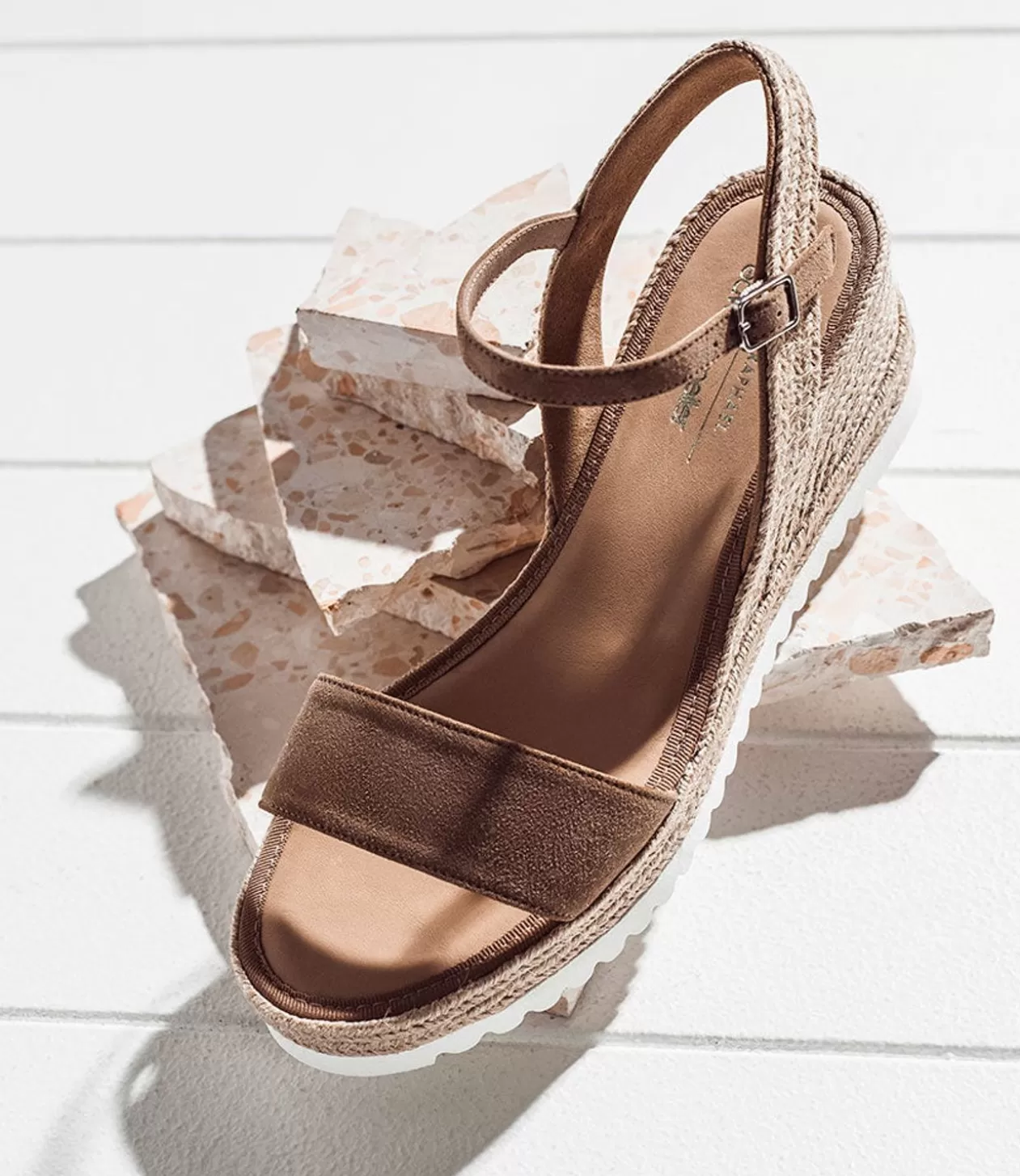 Edward Meller Espadrilles<Mylo Single Strap Espadrille In Tan Suede