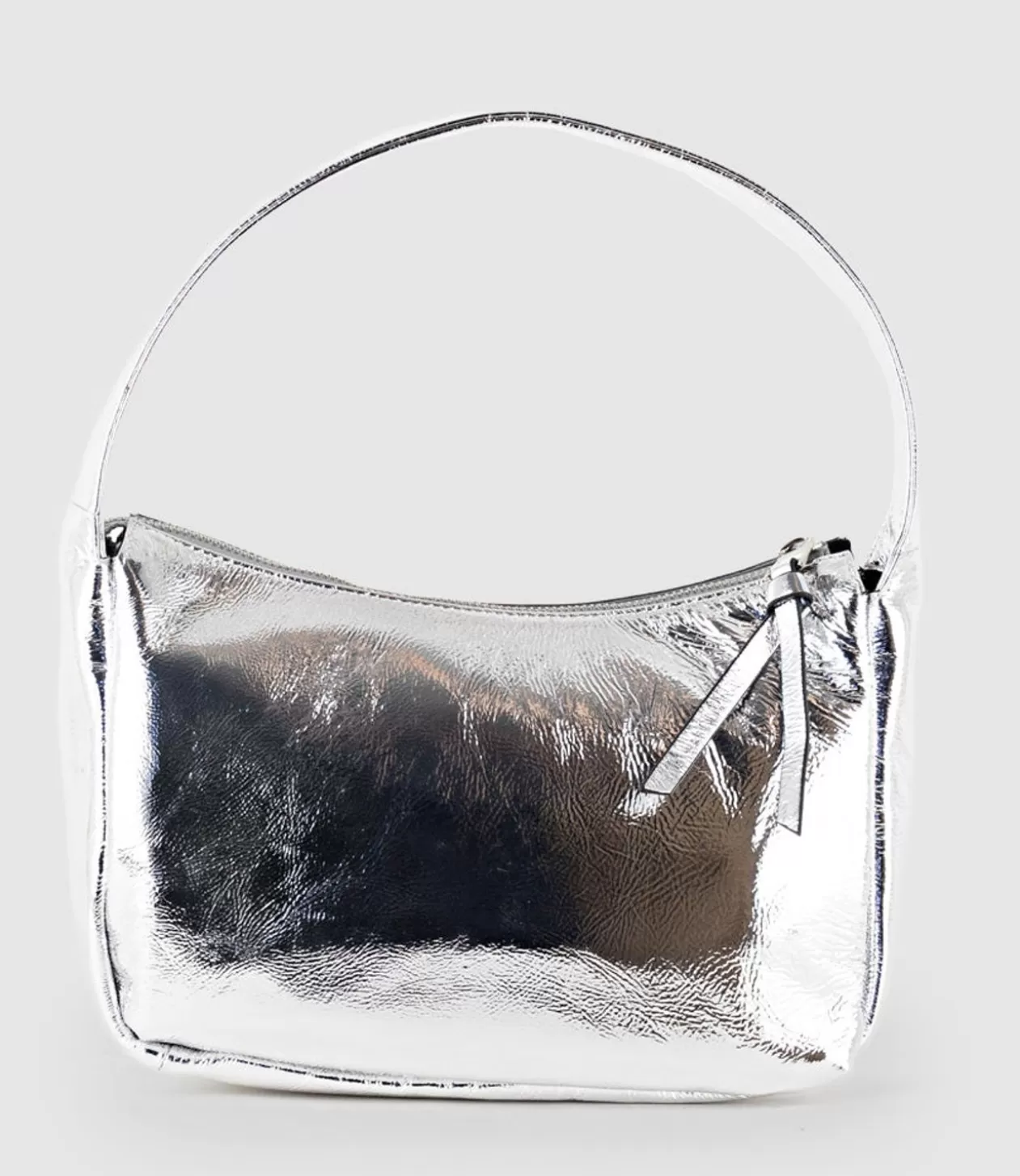 Edward Meller Handbags<Narina Large Soft Bag In Silver Crush