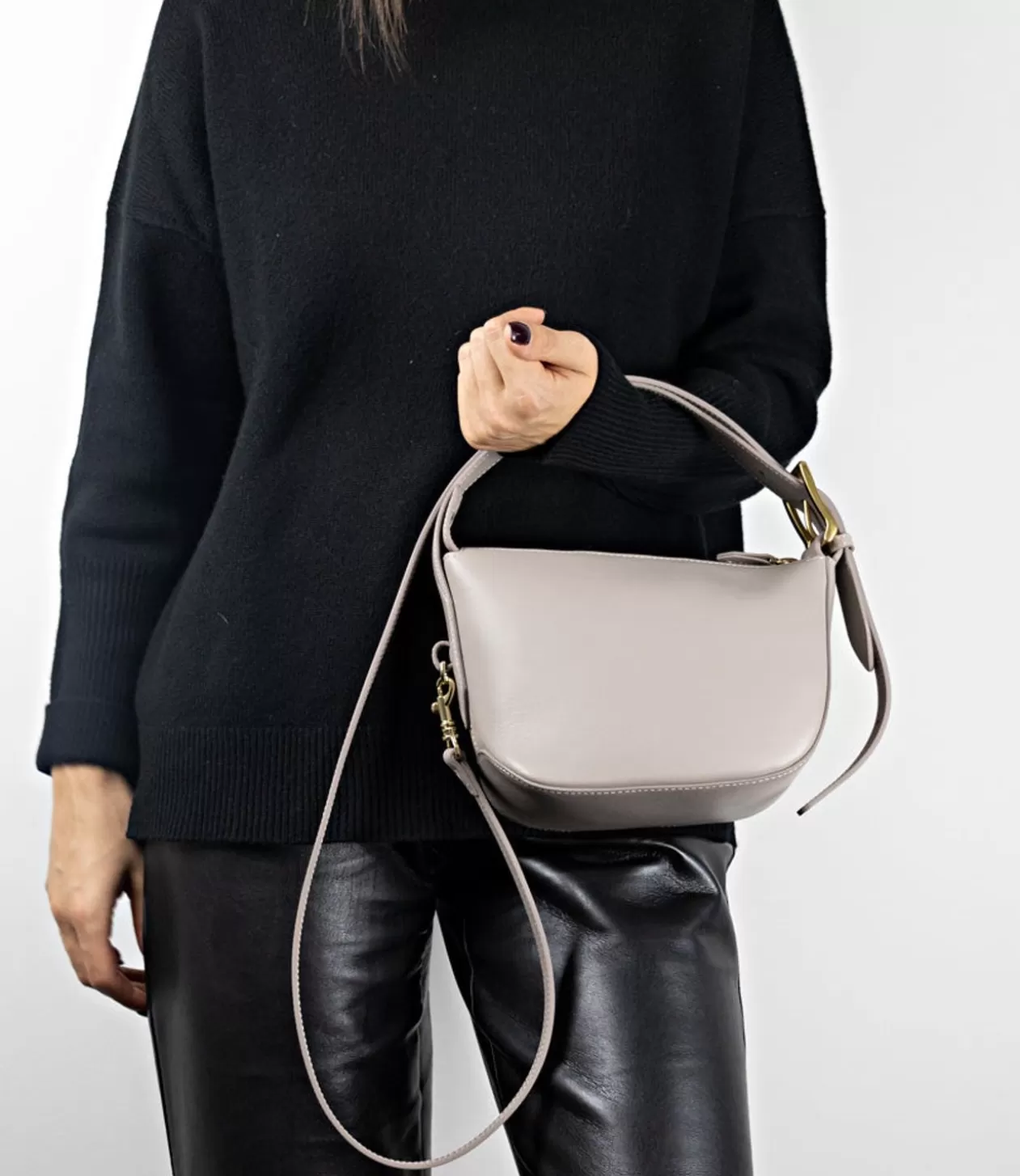 Edward Meller Handbags<Nediva Buckle Bag In Taupe