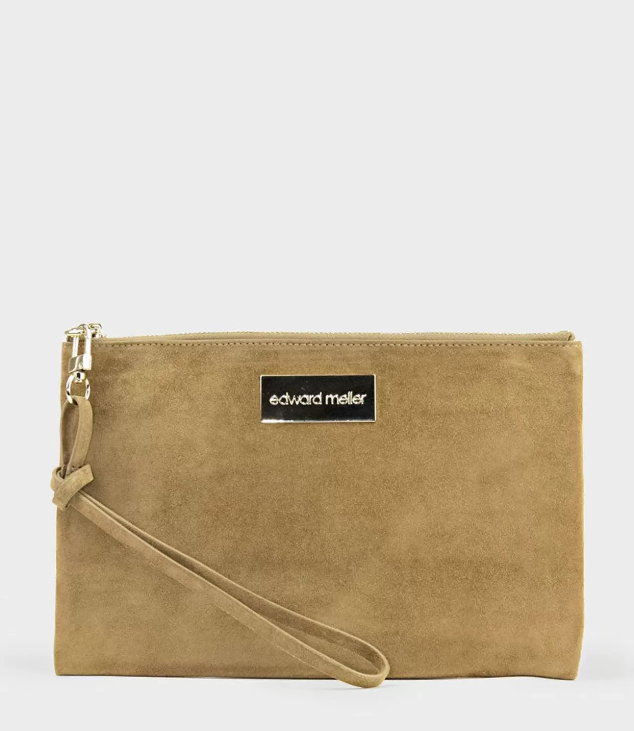 Edward Meller Handbags<Nereli Oversized Clutch In Camel Suede