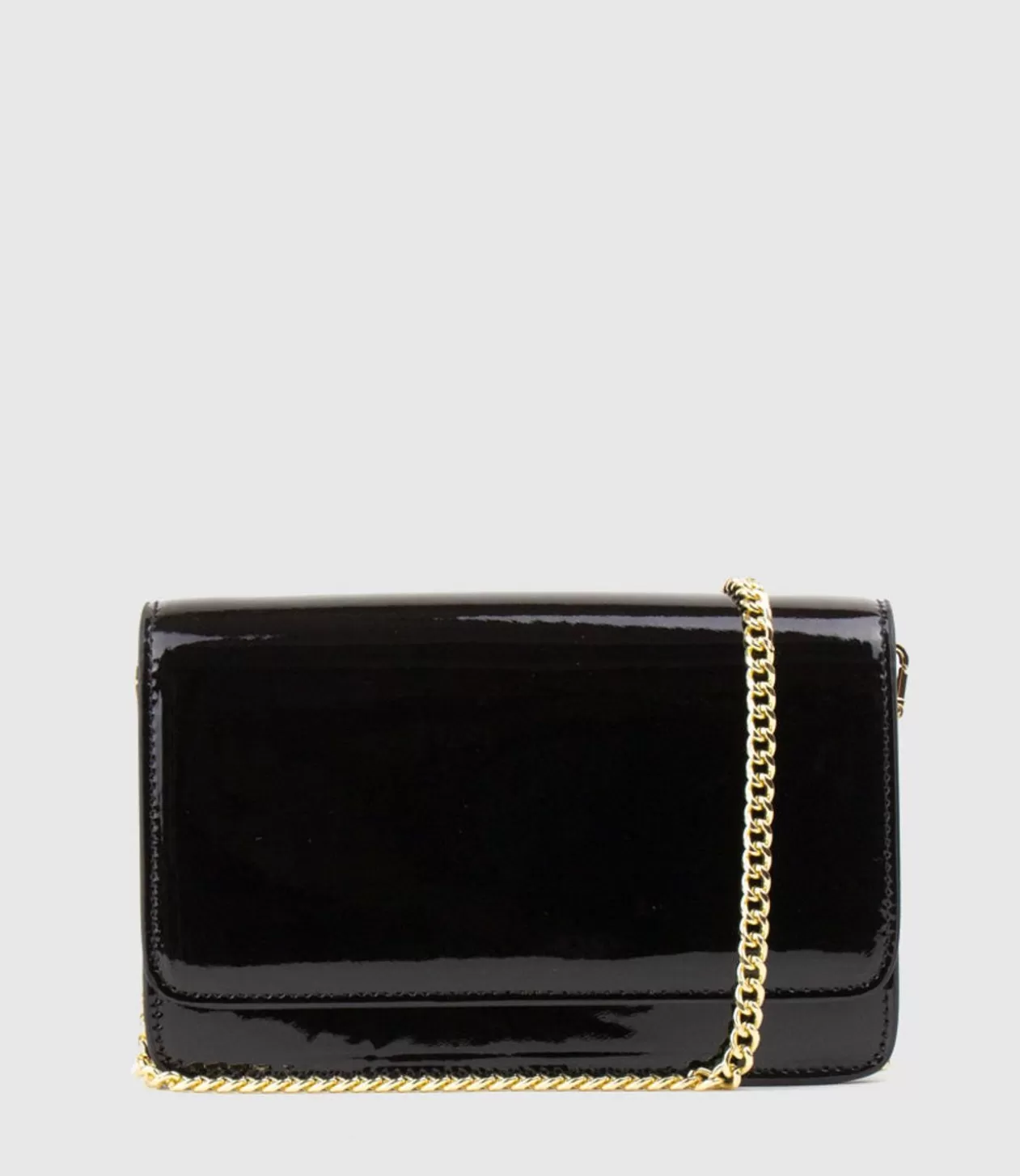 Edward Meller Handbags<Nya Structured Crossbody Bag In Black Patent