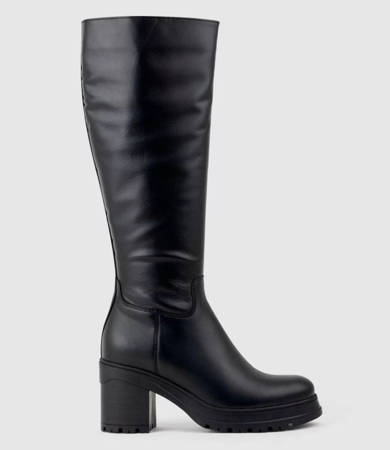 Edward Meller Long Boots<Primrose Knee Boot On Rubber Heel In Black