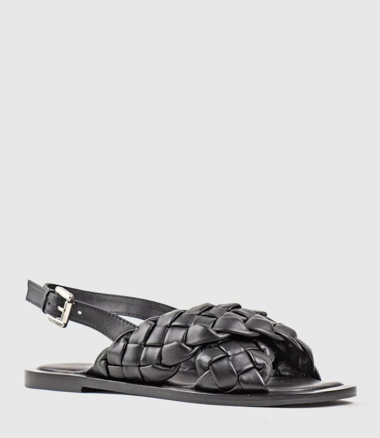 Edward Meller Low Sandals<Sadira Woven Crossover Sandal In Black