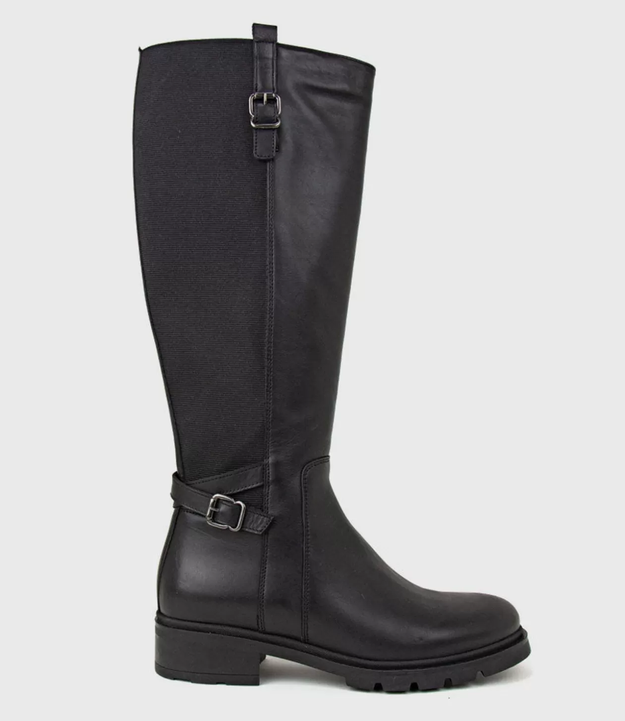 Edward Meller La Canadienne<Saints Classic Flat Knee High Boot In Black