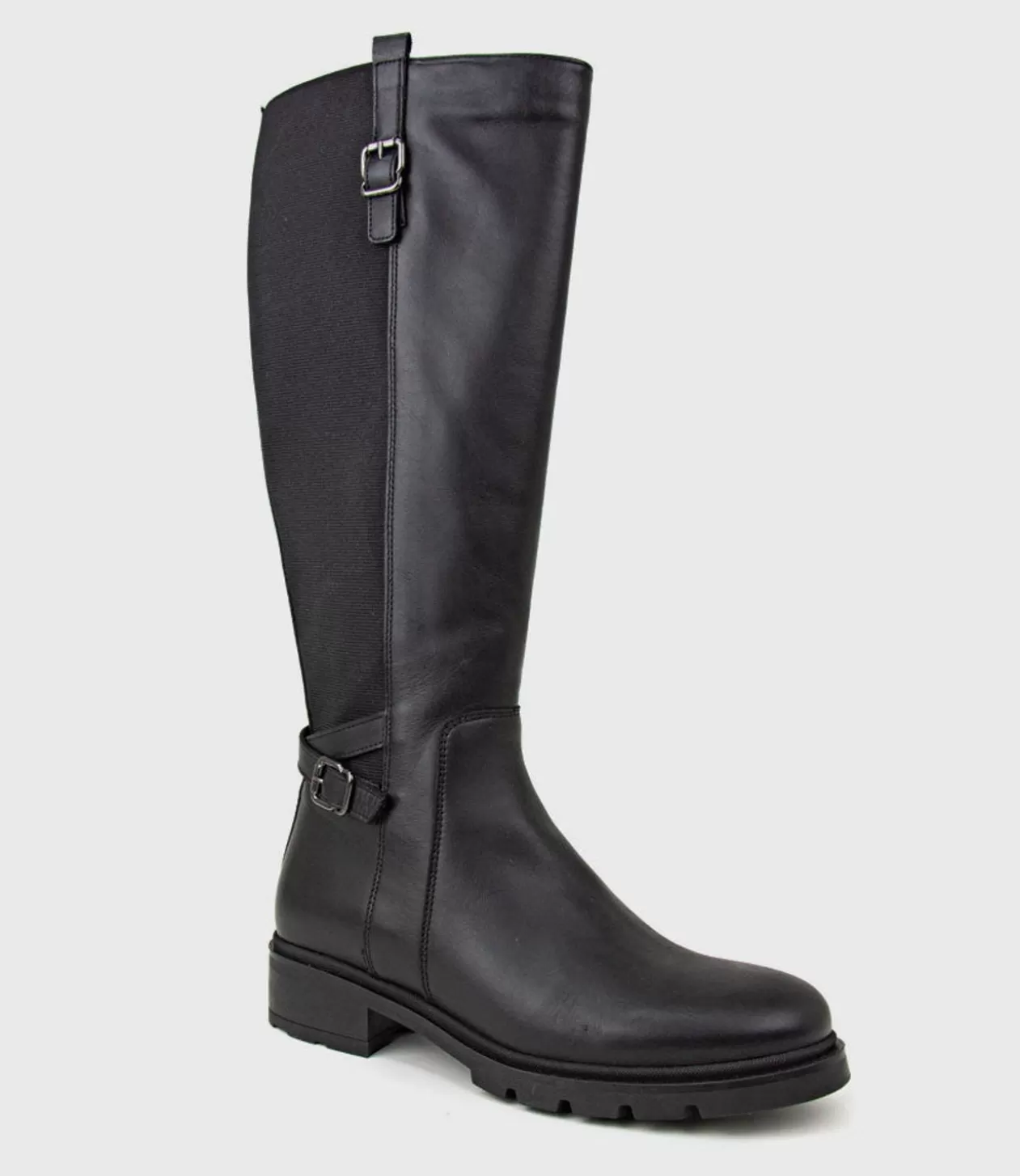 Edward Meller Long Boots<Saints Classic Flat Knee High Boot In Black