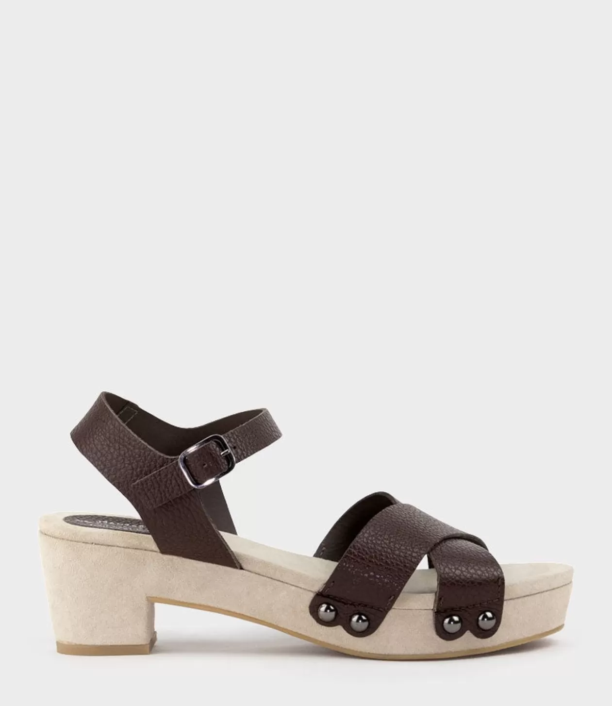 Edward Meller Platform Sandals<Samsa65 Studded Sandal On Unit In Brown