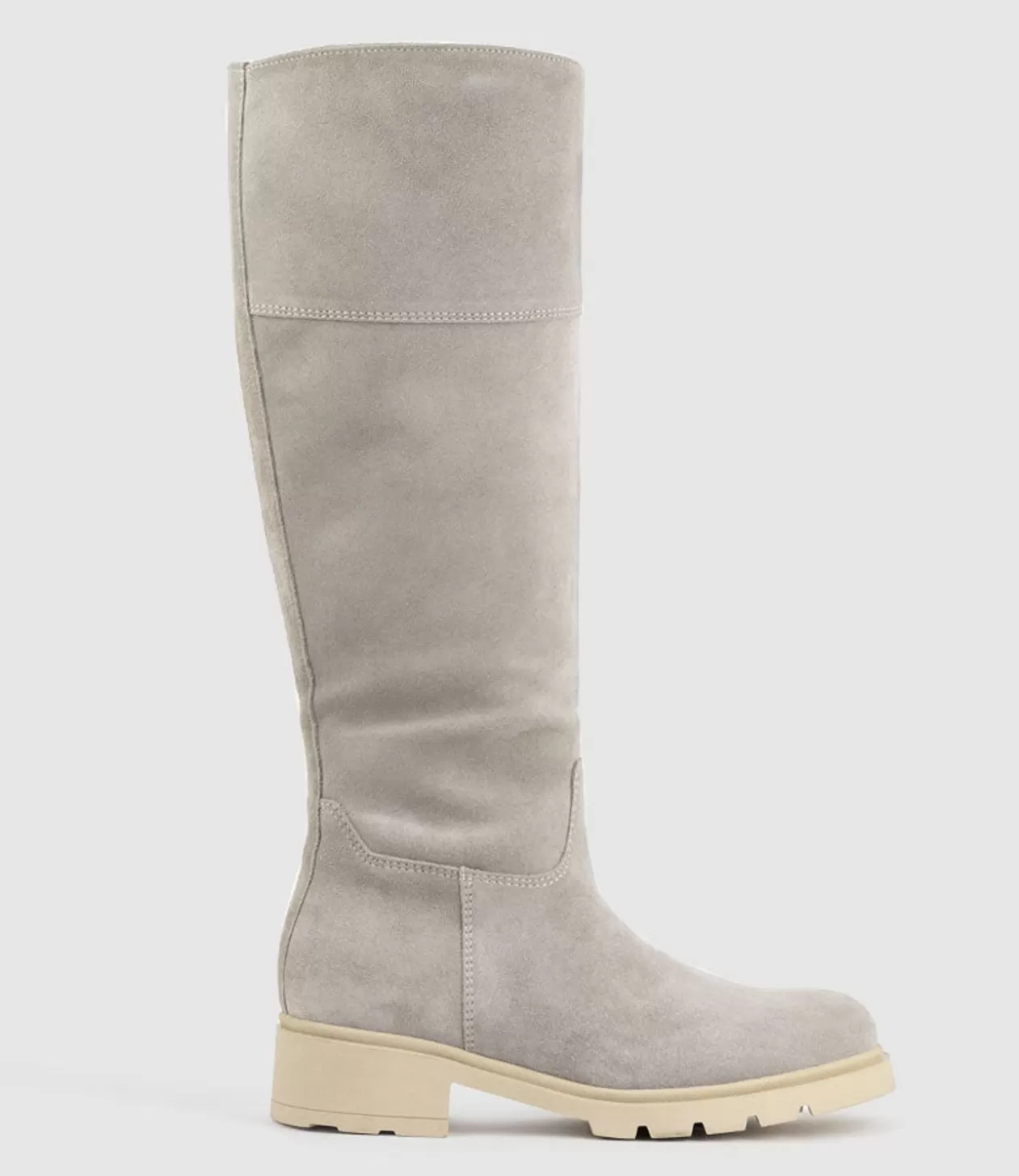 Edward Meller Long Boots<Savoury Classic Knee Boot In Pebble Suede