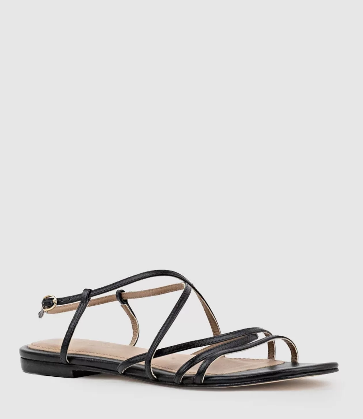 Edward Meller Low Sandals<Serville Strappy Sandal In Black