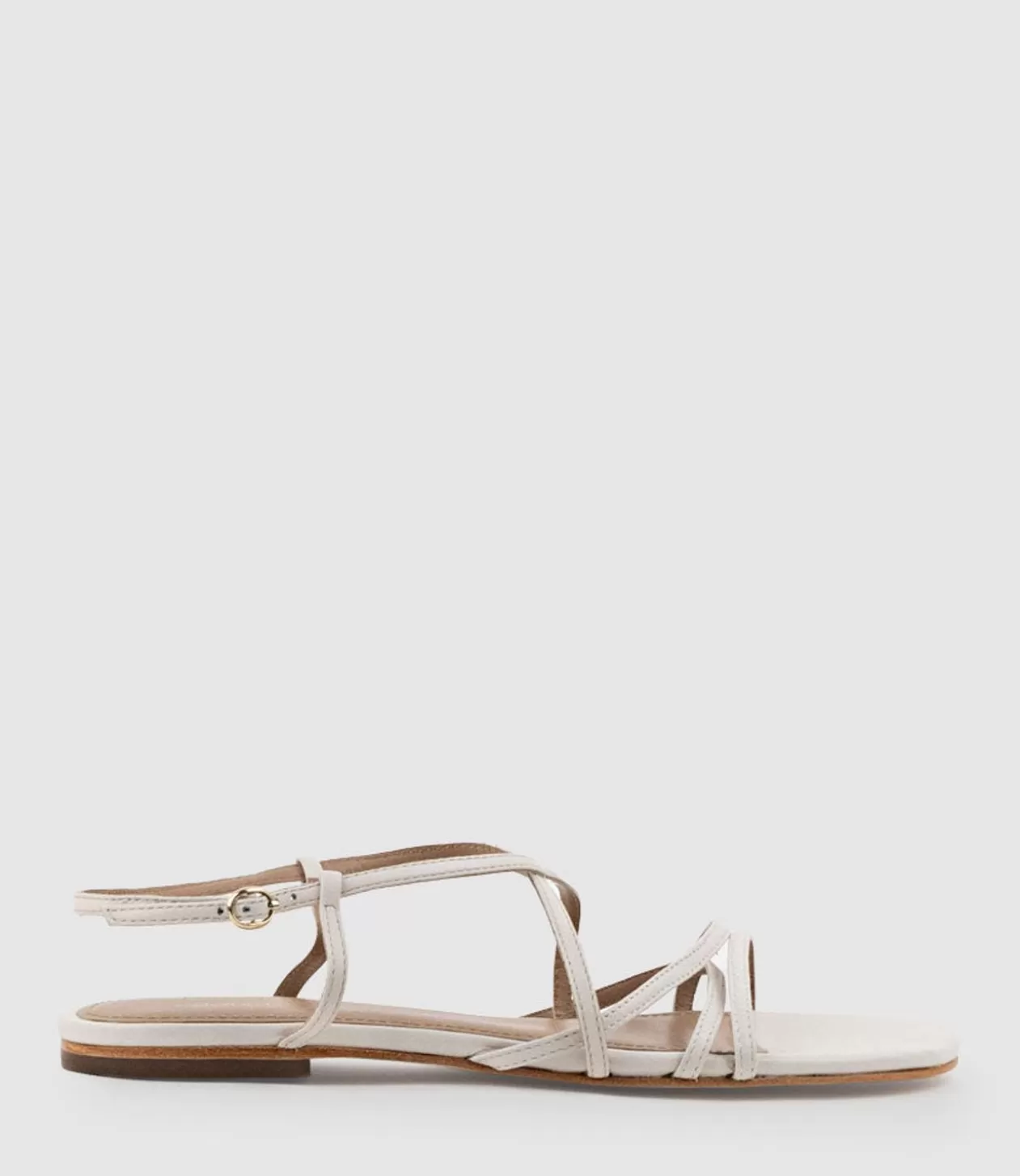 Edward Meller Low Sandals<Serville Strappy Sandal In Offwhite