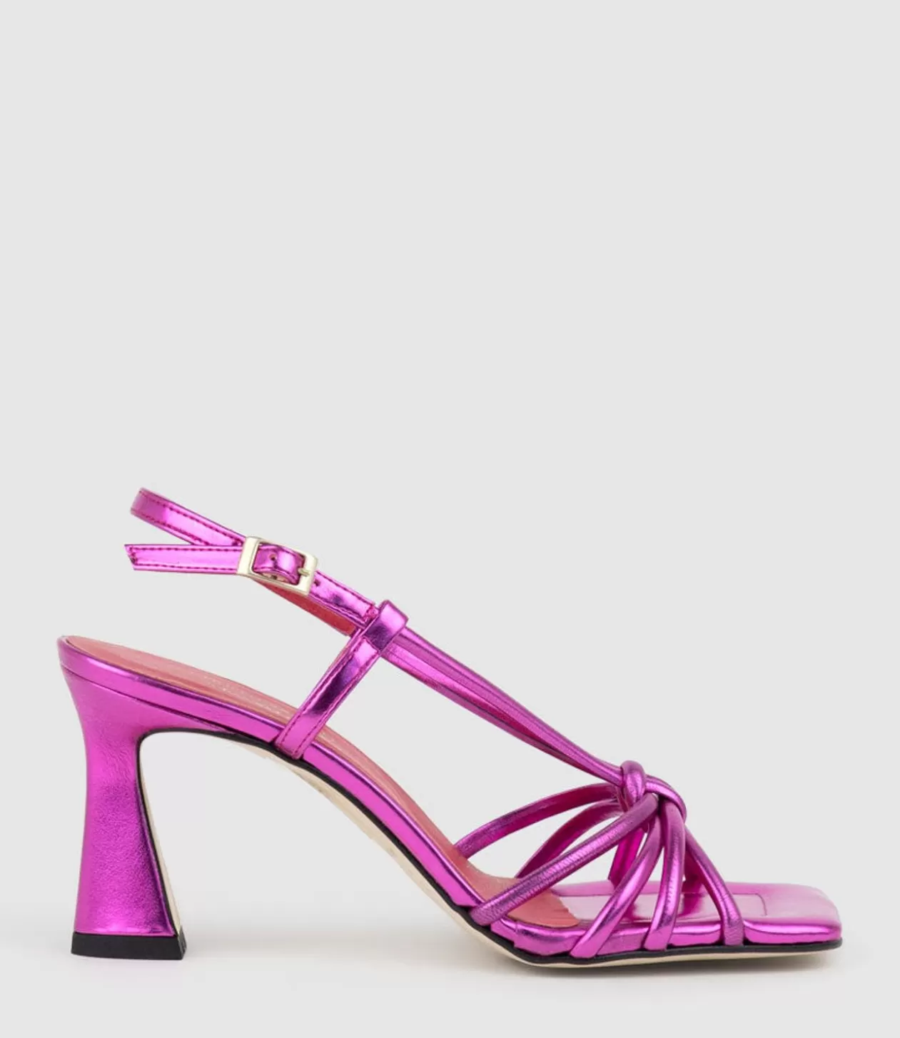 Edward Meller High Heel Sandals<Simmer90 Strappy Slingback Sandal In Fuchsia