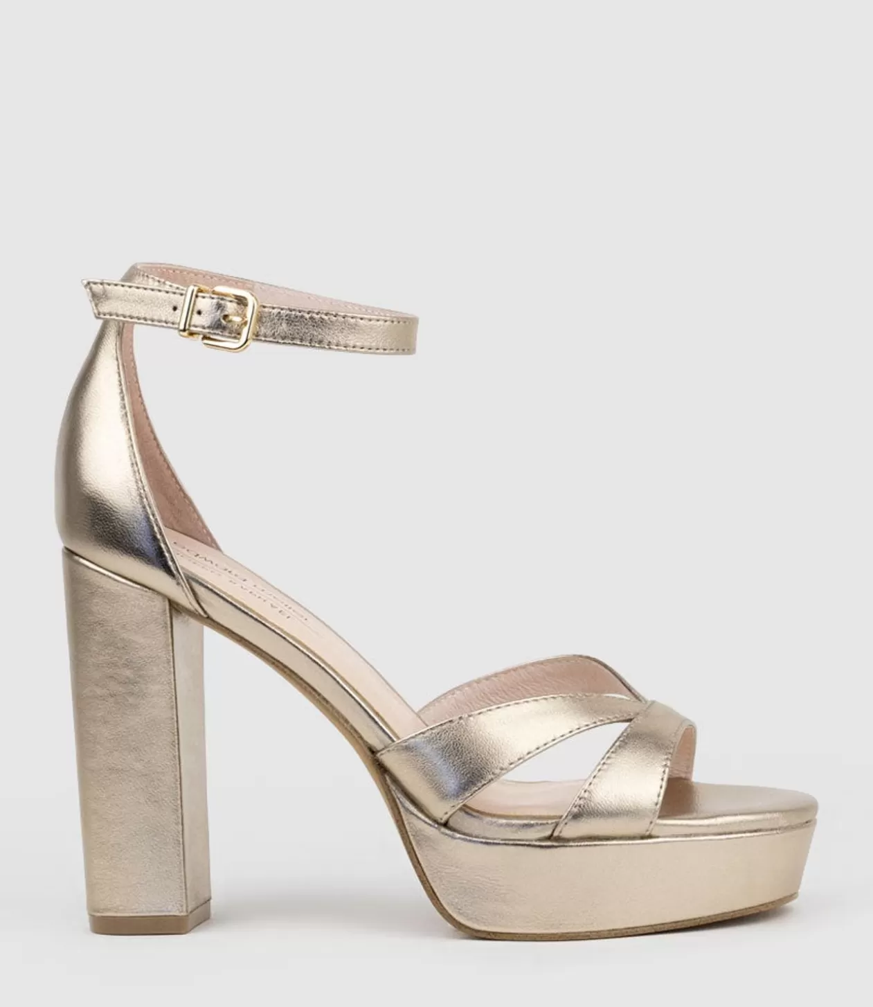 Edward Meller High Heel Sandals<Sloane110 Platform Sandal In Rosegold