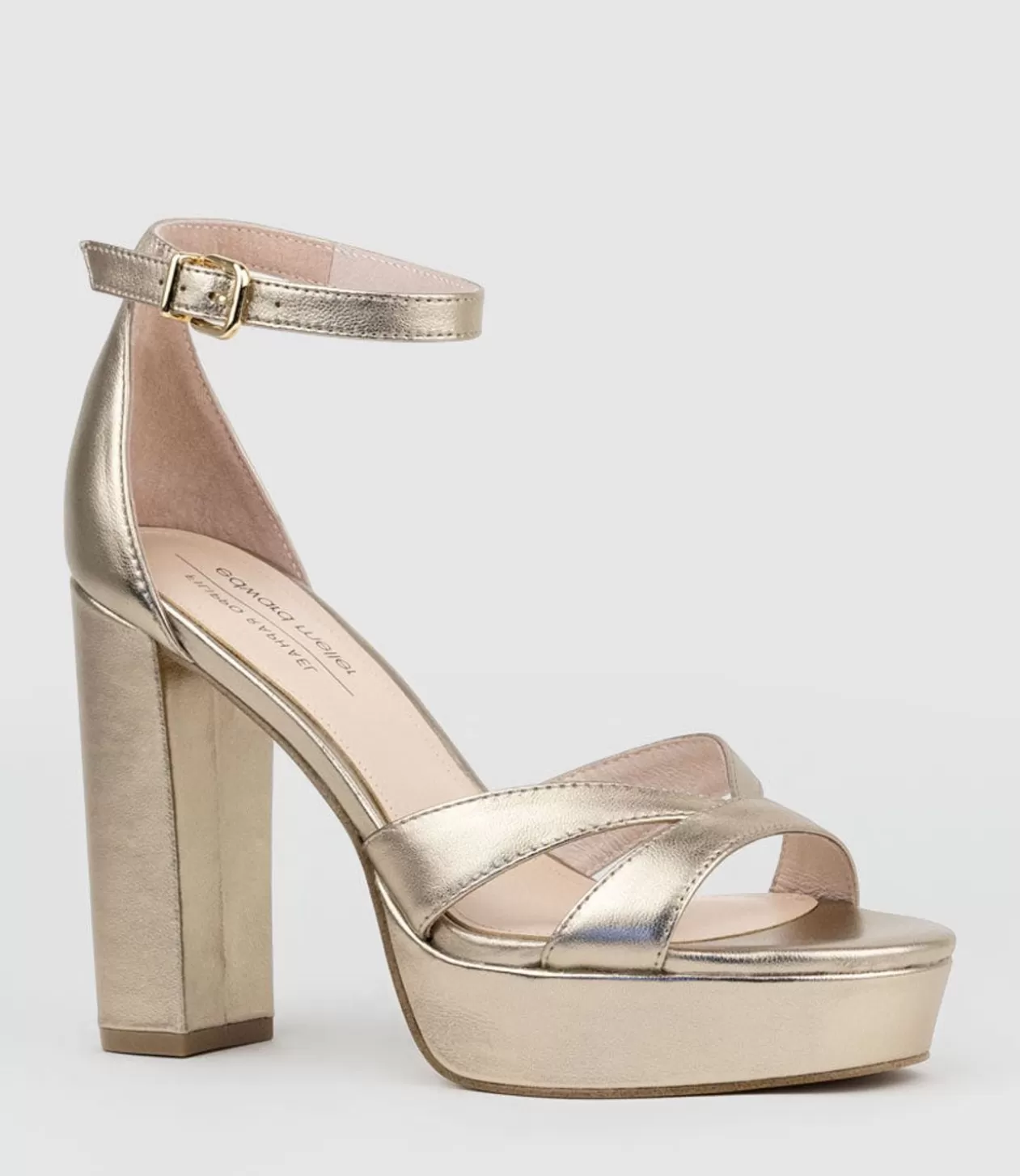 Edward Meller High Heel Sandals<Sloane110 Platform Sandal In Rosegold