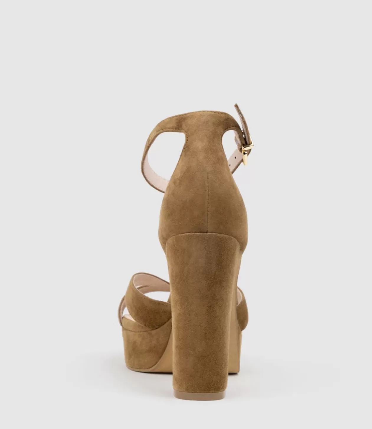 Edward Meller Platform Sandals<Sloane110 Platform Sandal In Tawny Suede