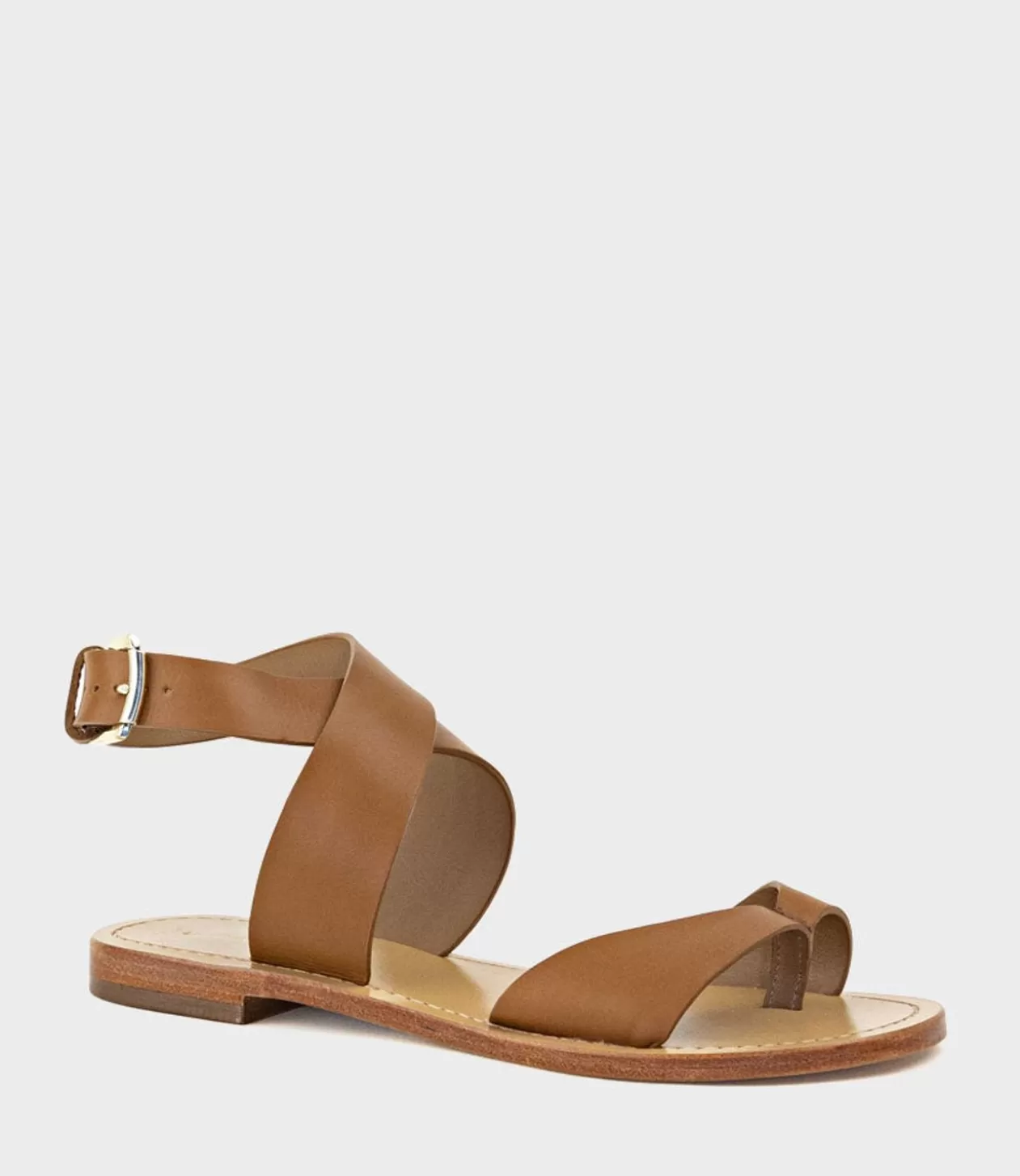 Edward Meller Low Sandals<Solinda Ankle Wrap Sandal In Tan