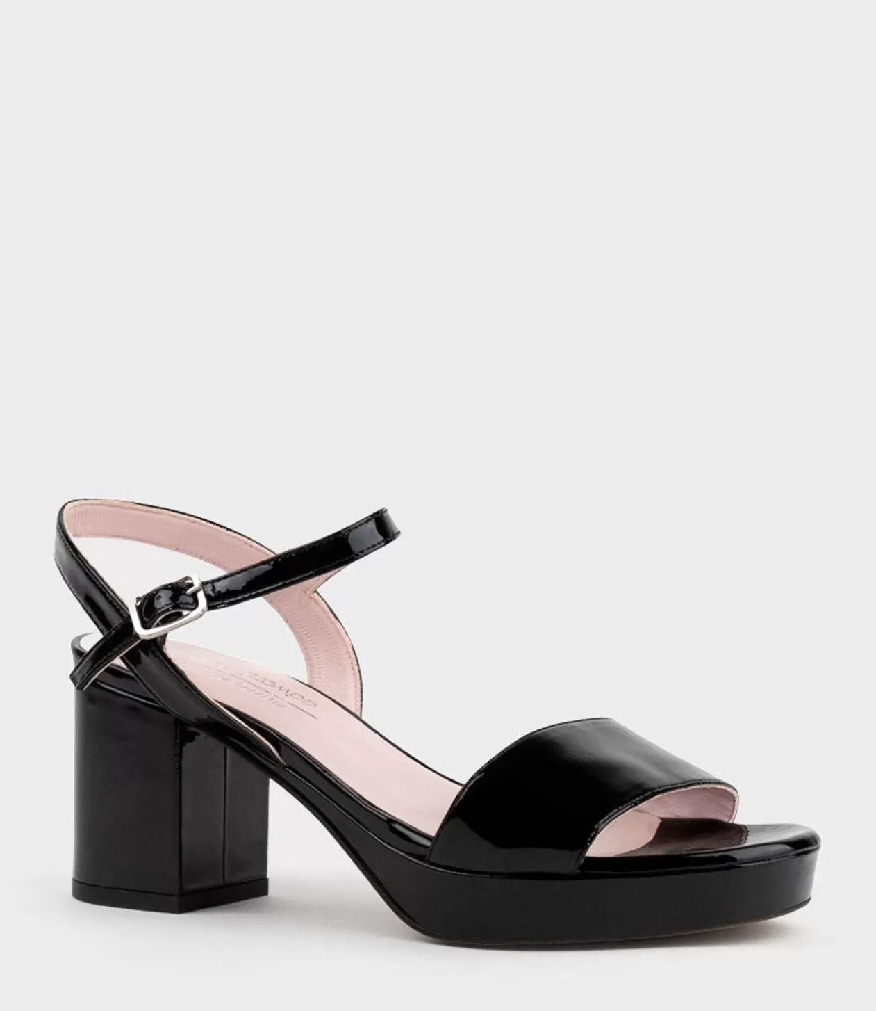 Edward Meller Platform Sandals<Sylas75 Platform Sandal In Black Patent