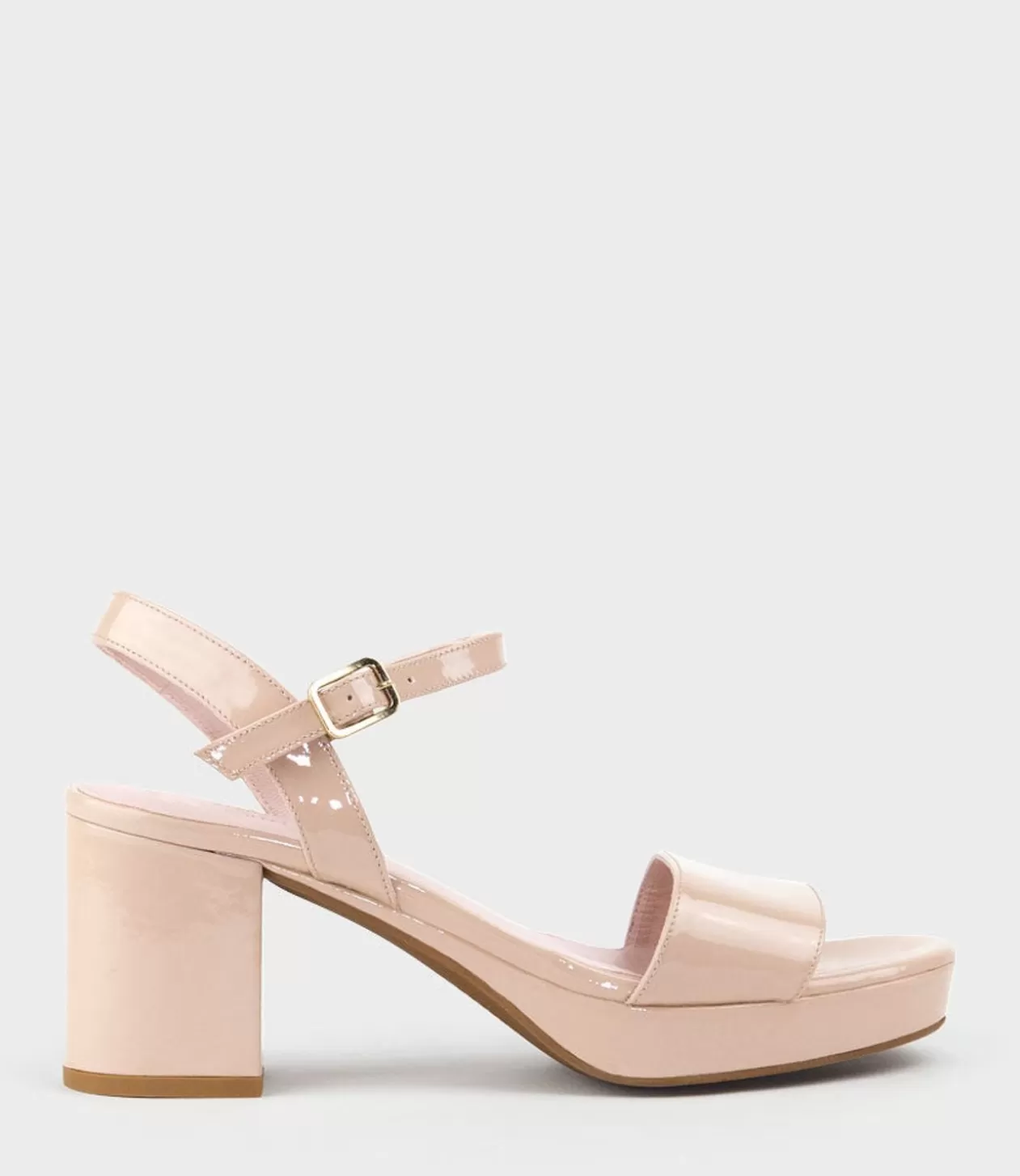 Edward Meller Platform Sandals<Sylas75 Platform Sandal In Nude Patent