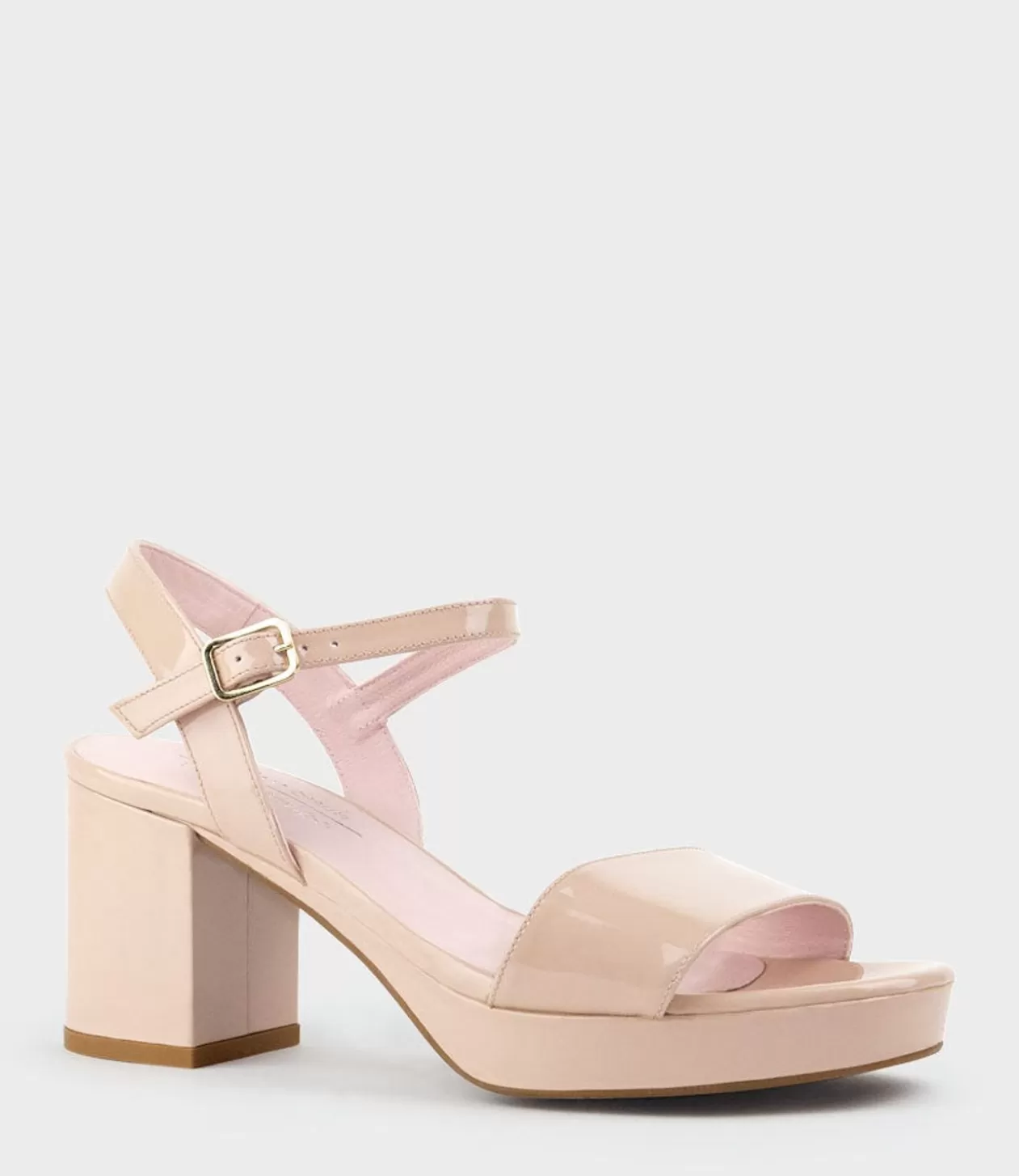 Edward Meller High Heel Sandals<Sylas75 Platform Sandal In Nude Patent