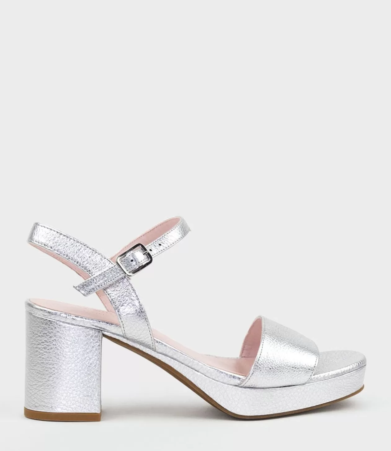 Edward Meller High Heel Sandals<Sylas75 Platform Sandal In Silver