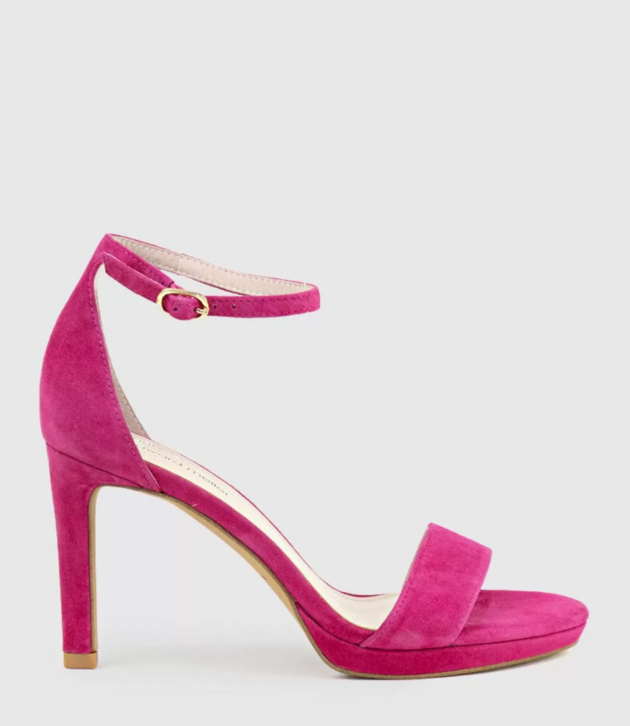 Edward Meller High Heel Sandals<Sylvia90 Platform Sandal In Hot Pink Suede