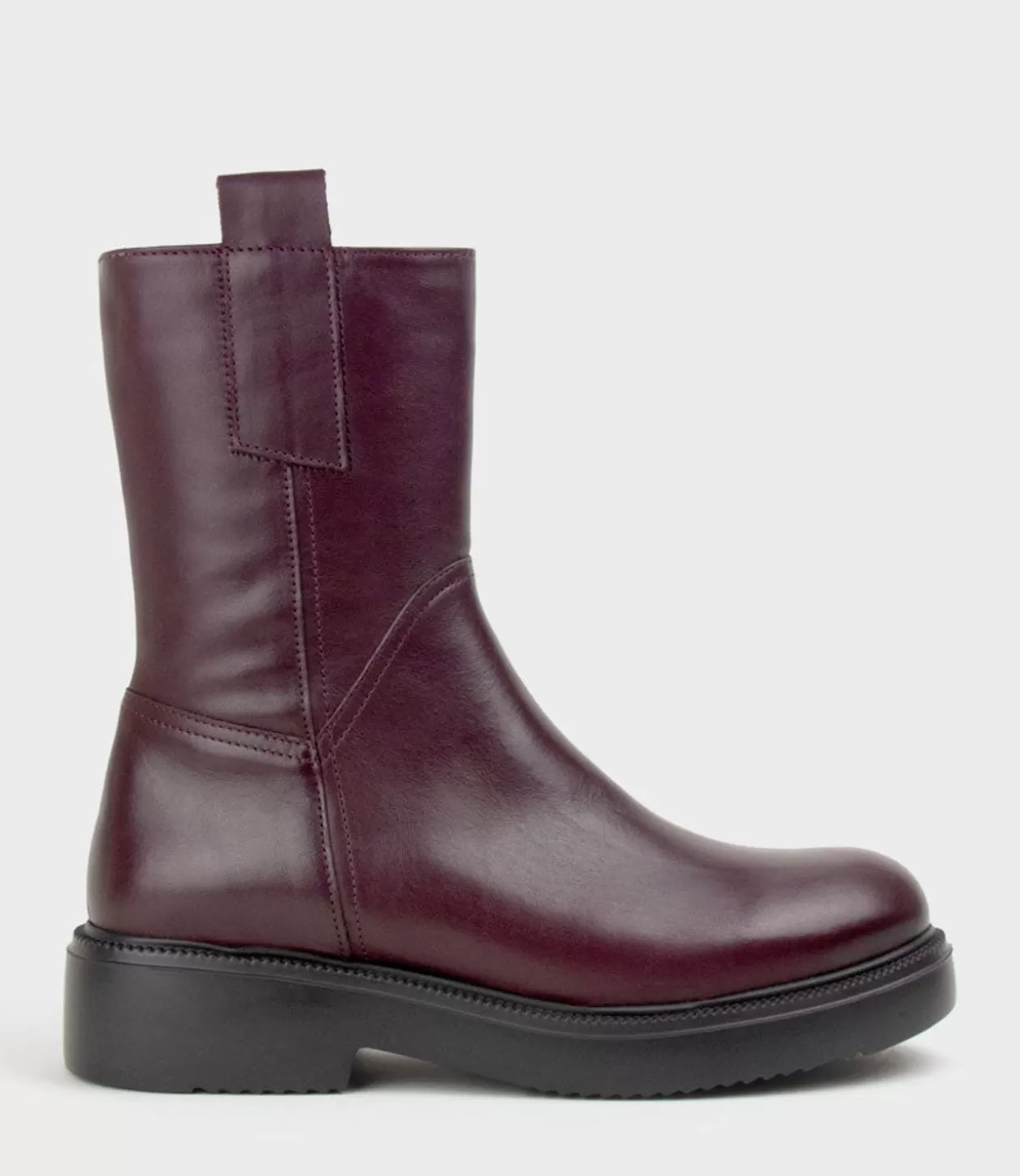 Edward Meller Ankle Boots<Udo Ankle Boot On Rubber Sole In Bordeaux