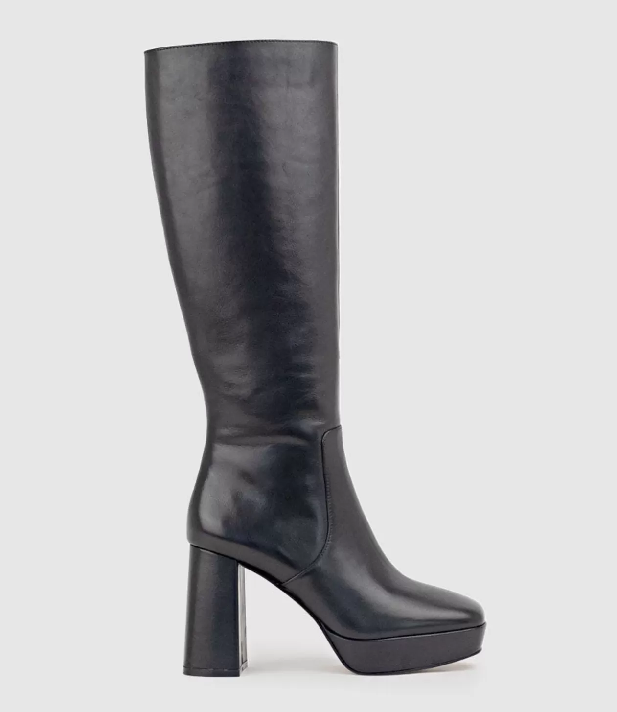 Edward Meller Platform Boots<Uma95 Platform Knee High Boot In Black