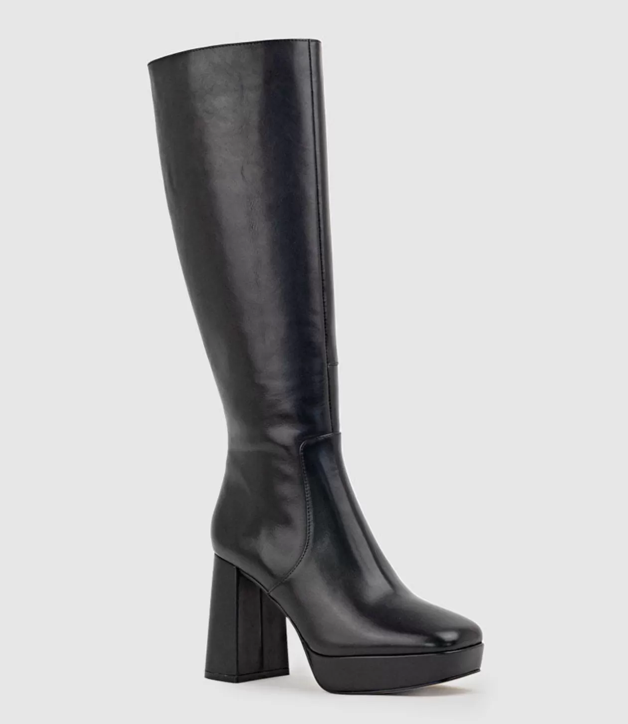 Edward Meller Long Boots<Uma95 Platform Knee High Boot In Black