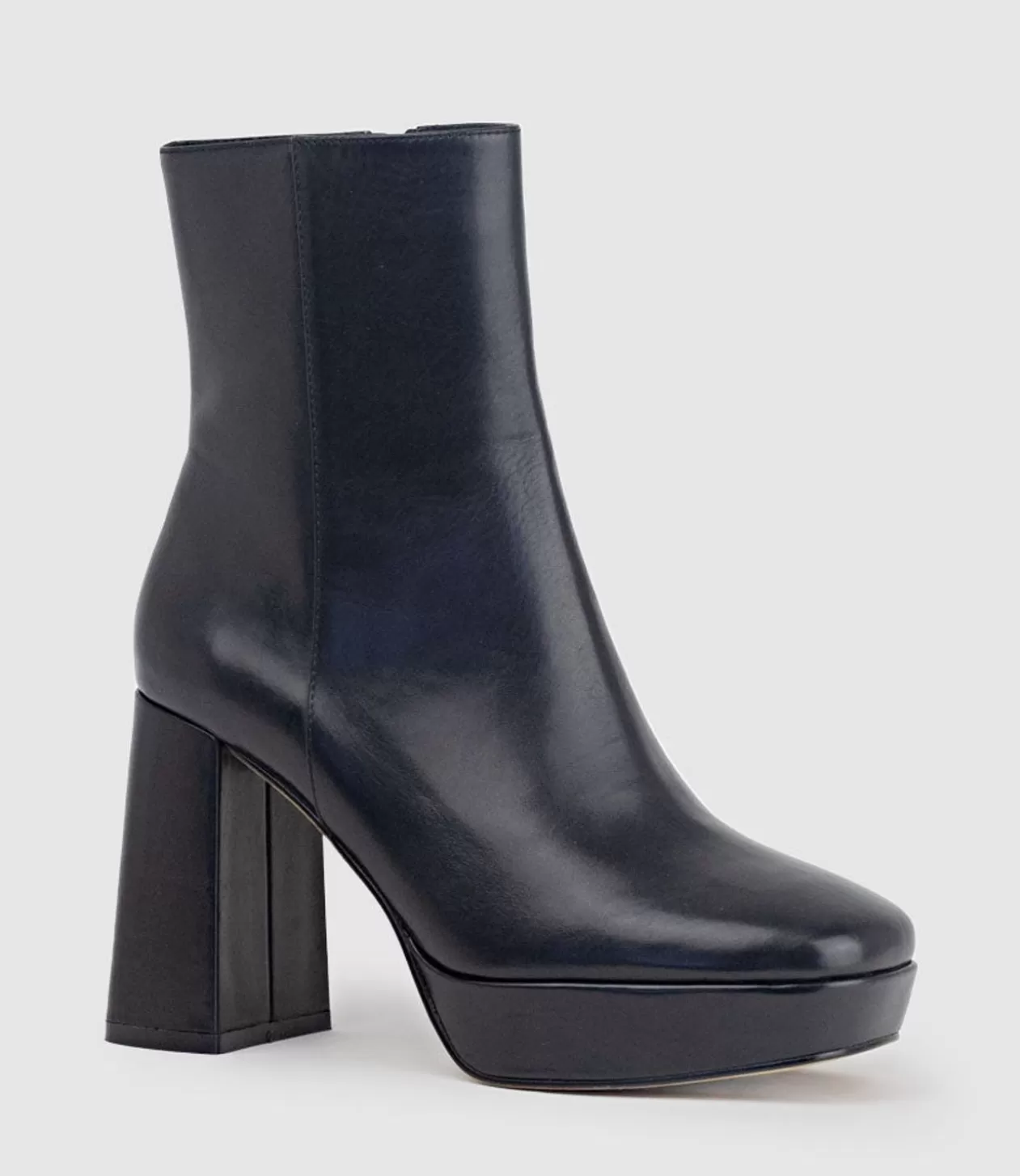 Edward Meller Ankle Boots<Uriel95 Platform Boot In Black Baby Calf