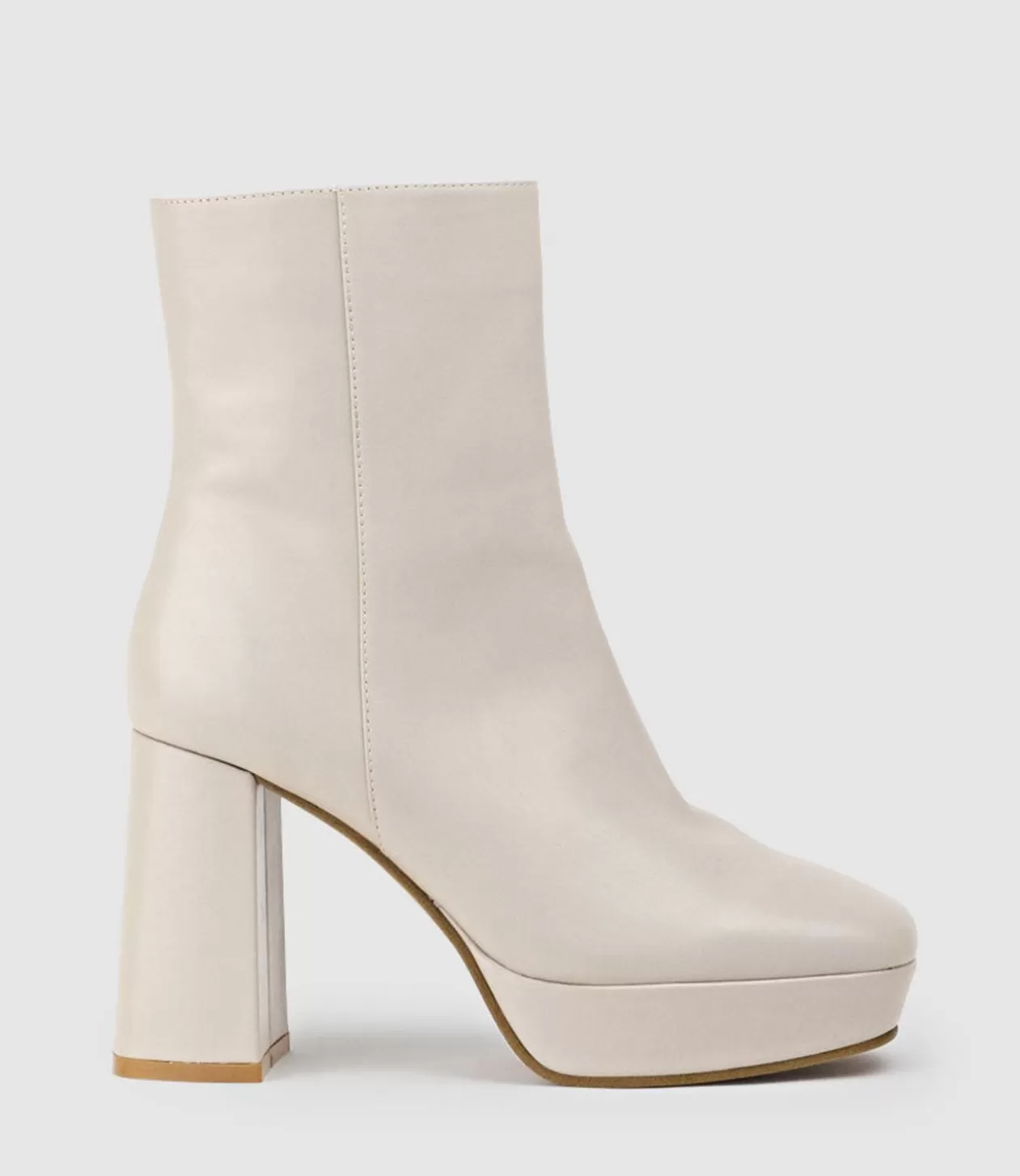 Edward Meller Ankle Boots<Uriel95 Platform Boot In Nude Baby Calf