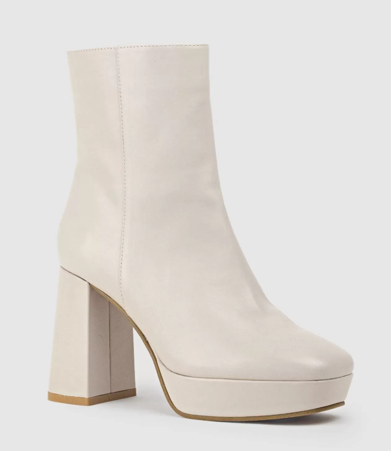 Edward Meller Platform Boots<Uriel95 Platform Boot In Nude Baby Calf