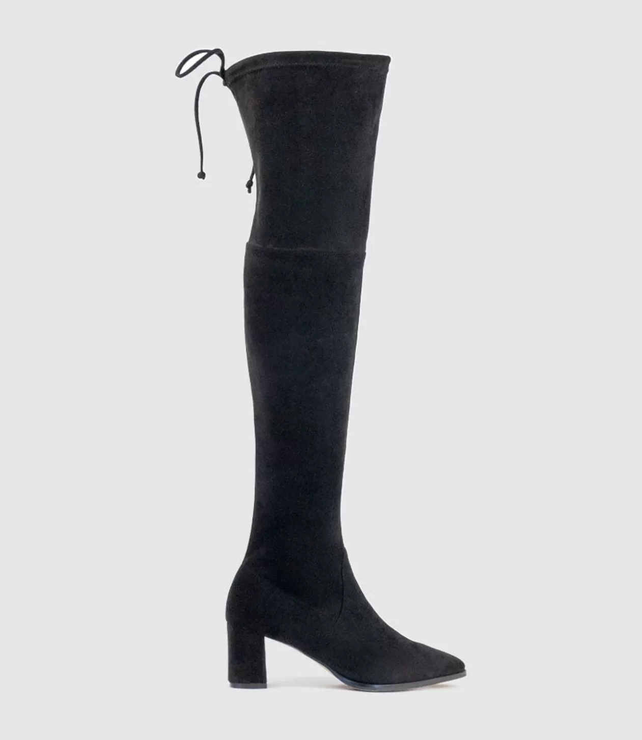 Edward Meller Long Boots<Valor60 Otk Block Heel Boot In Black Suede