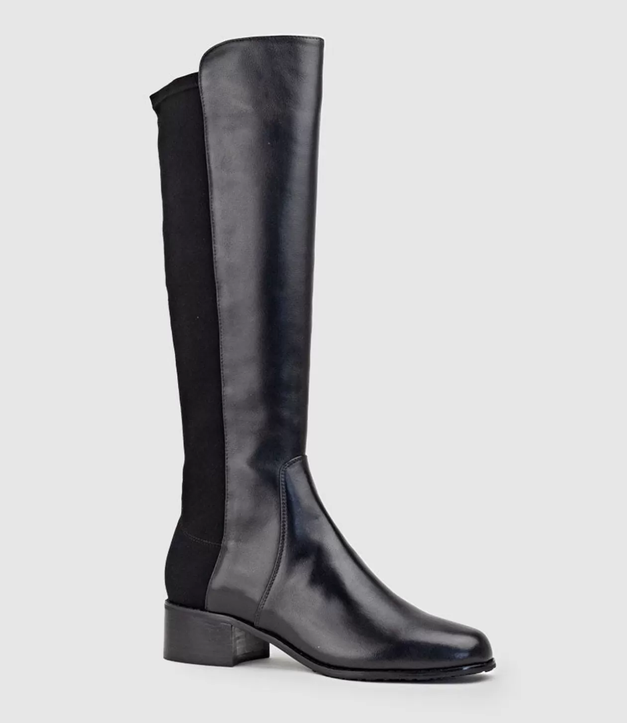 Edward Meller Long Boots<Vara40 Half And Half Knee High Boot In Black