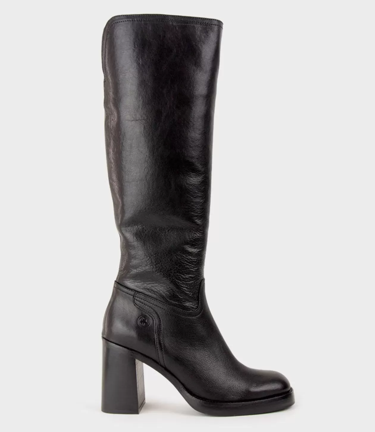 Edward Meller Long Boots<Veil Block Heel Knee High Boot In Black