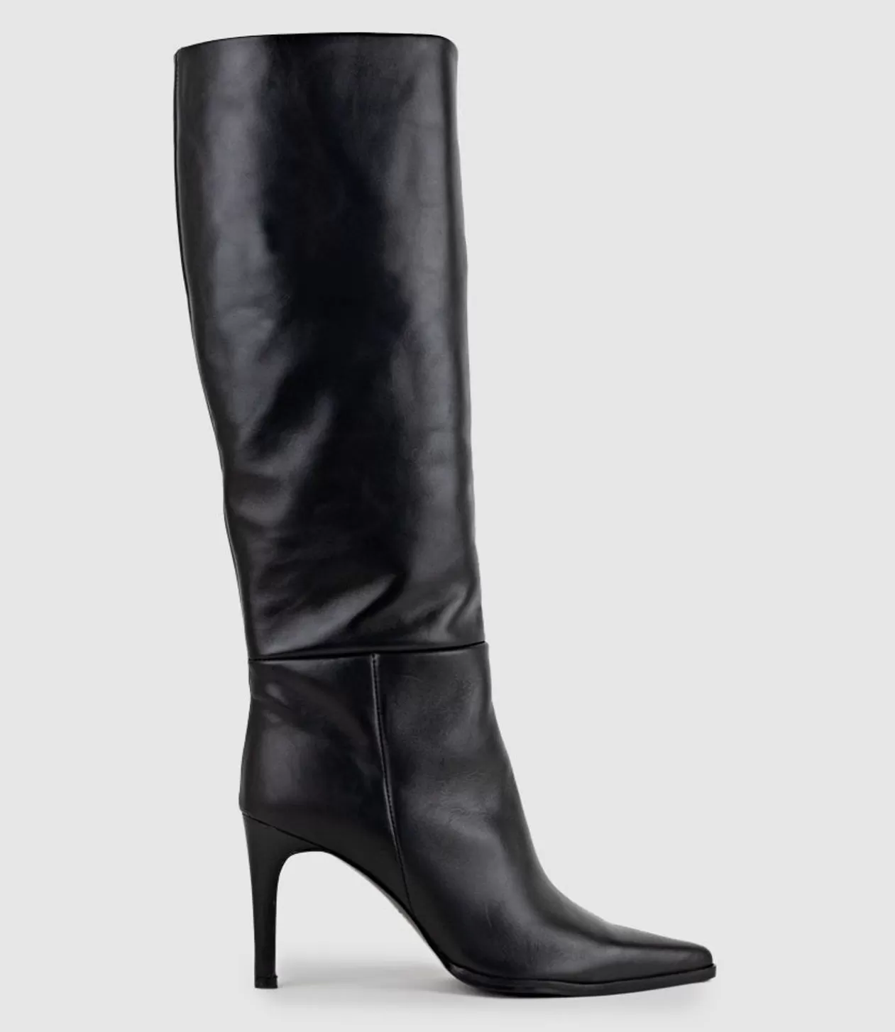 Edward Meller Long Boots<Velia80 Western Knee High Boot In Black