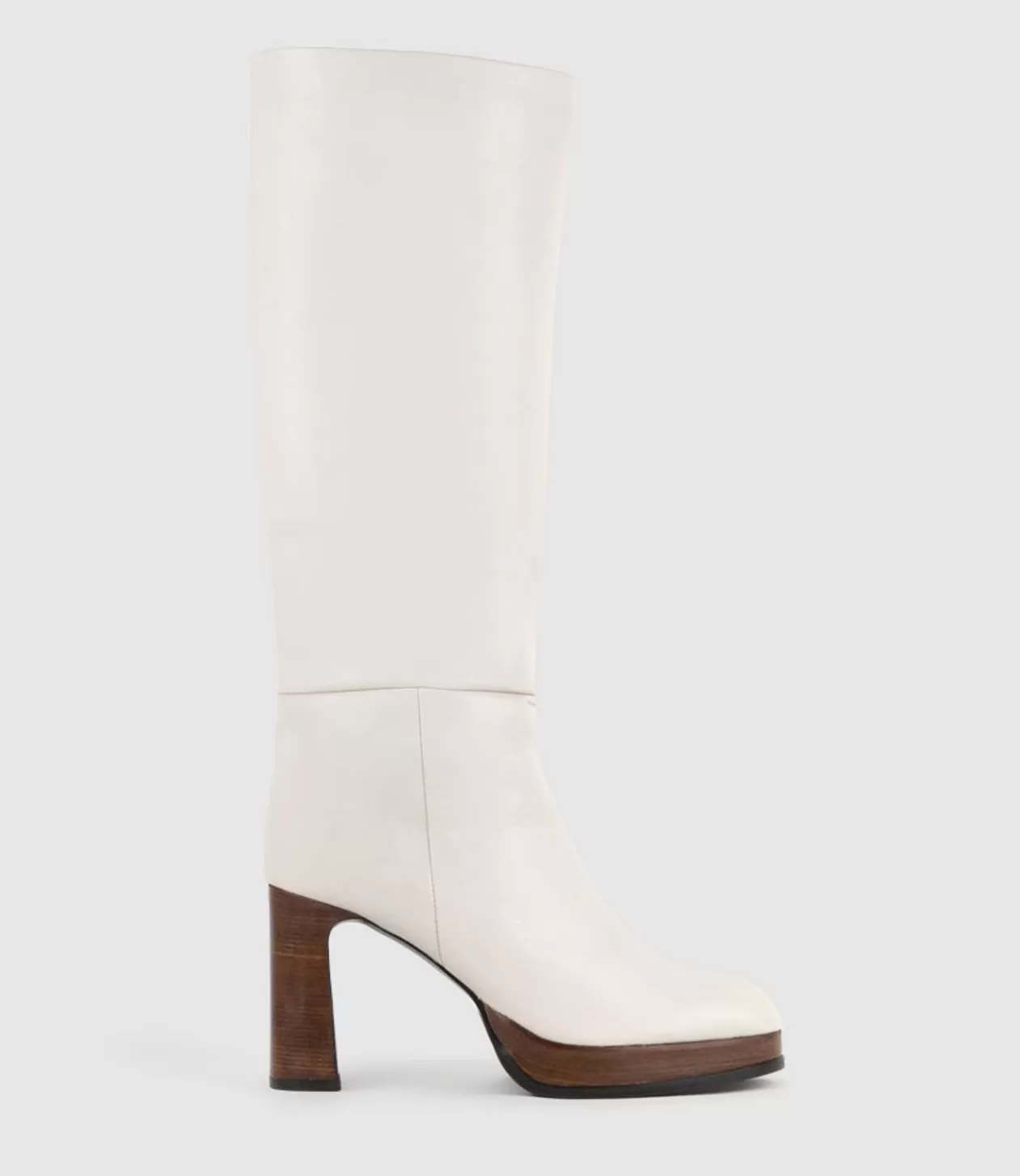 Edward Meller Long Boots<Verita95 Platform Knee High Boot In Offwhite