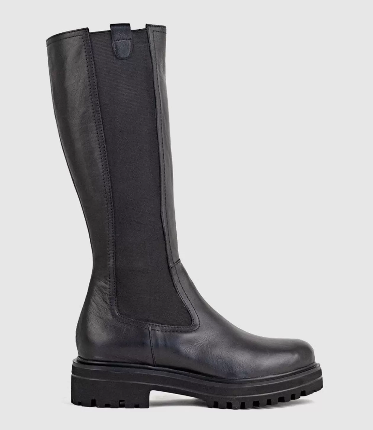 Edward Meller Long Boots<Verne Knee High Boot With Gusset In Black