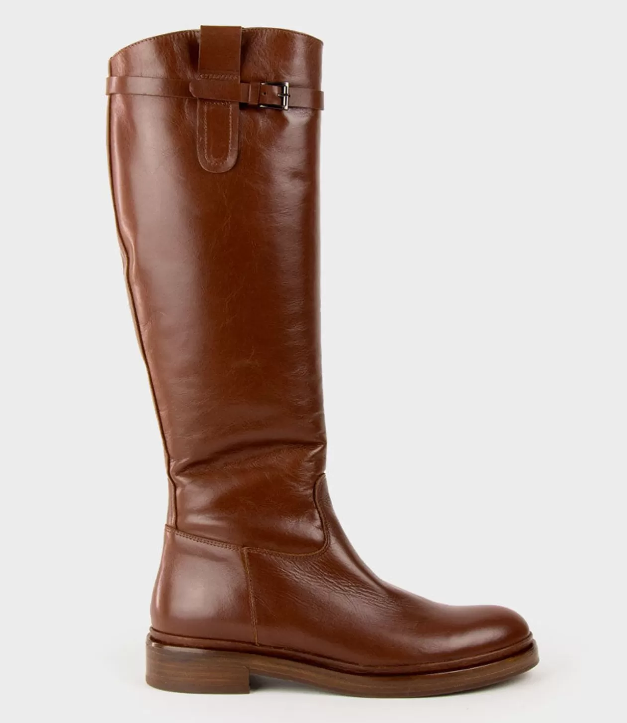 Edward Meller Long Boots<Vola Flat Knee High Boot In Brandy