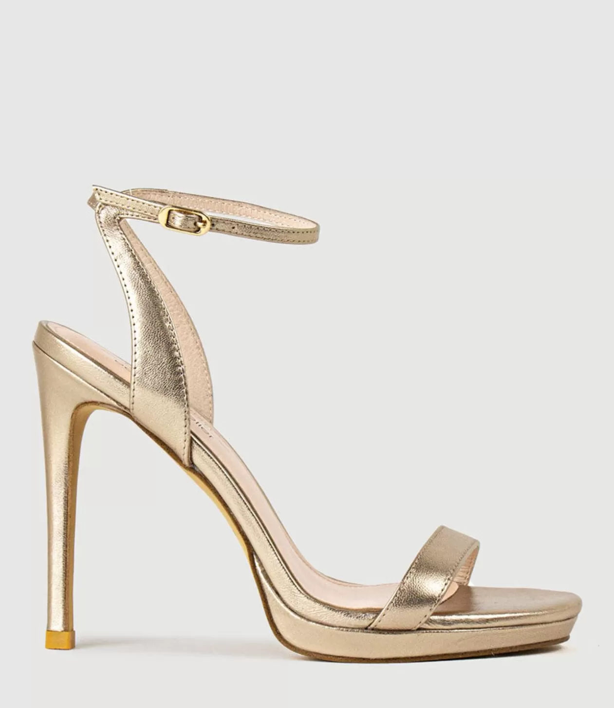 Edward Meller Platform Sandals<Whisper110 Single Strap Platform Sandal In Rosegold