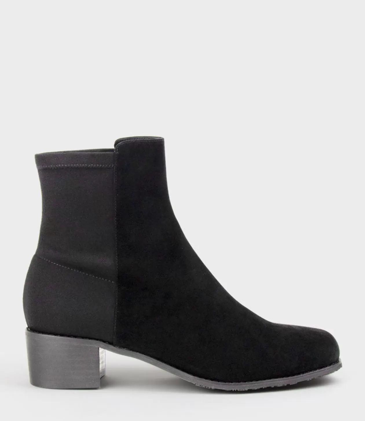 Edward Meller Ankle Boots<Wiley Half And Half Ankle Boot In Black Suede