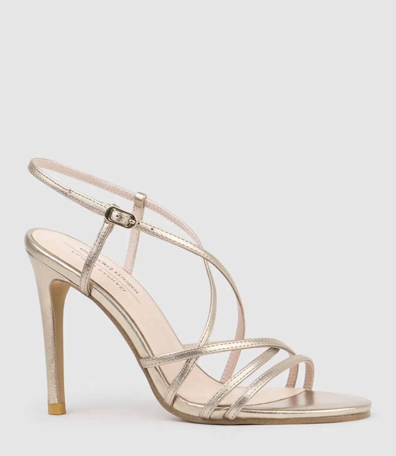 Edward Meller High Heel Sandals<Willa100 Strappy Sandal In Rosegold