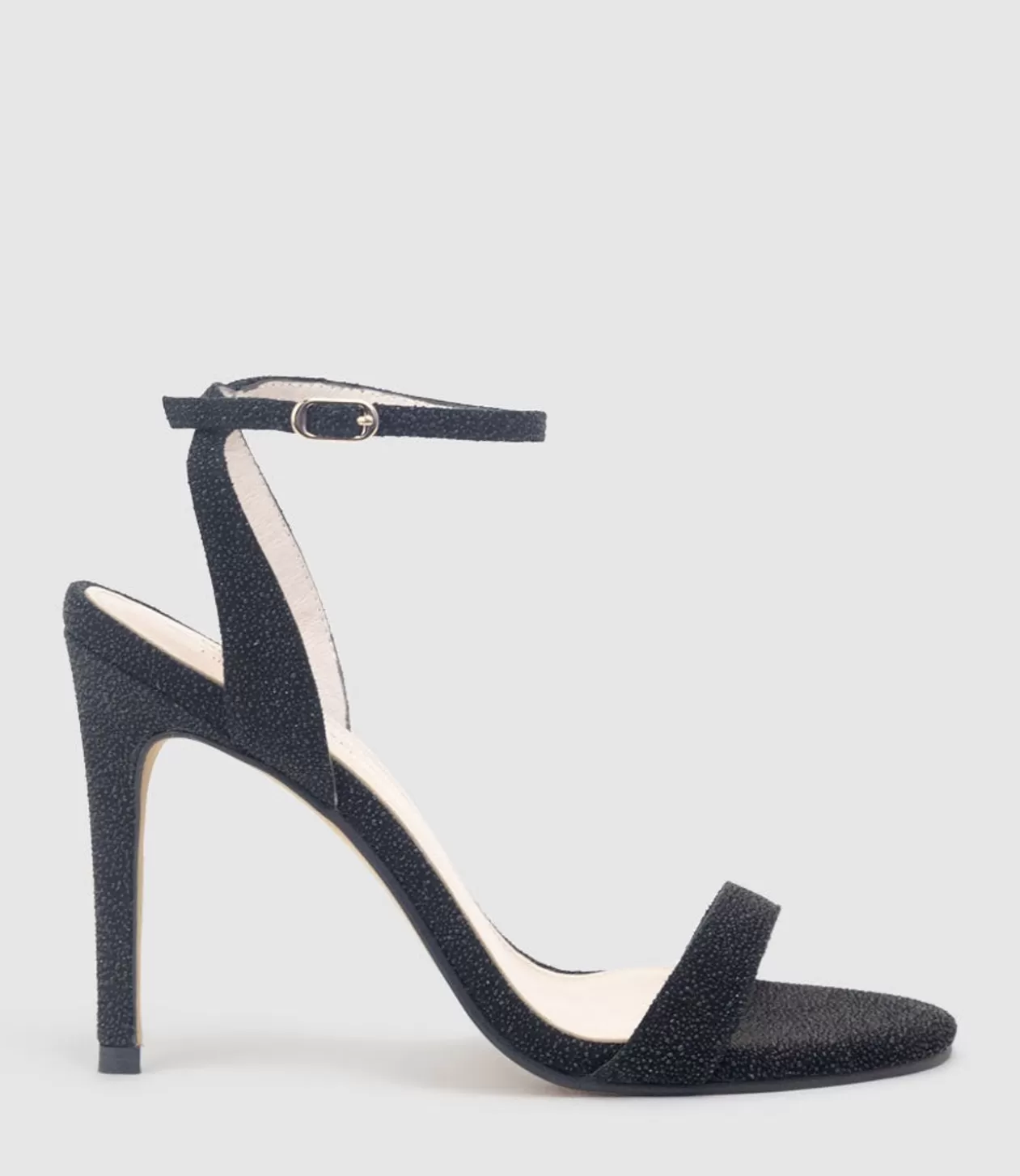 Edward Meller High Heel Sandals<Wisp100 Single Strap Sandal In Black Speckle