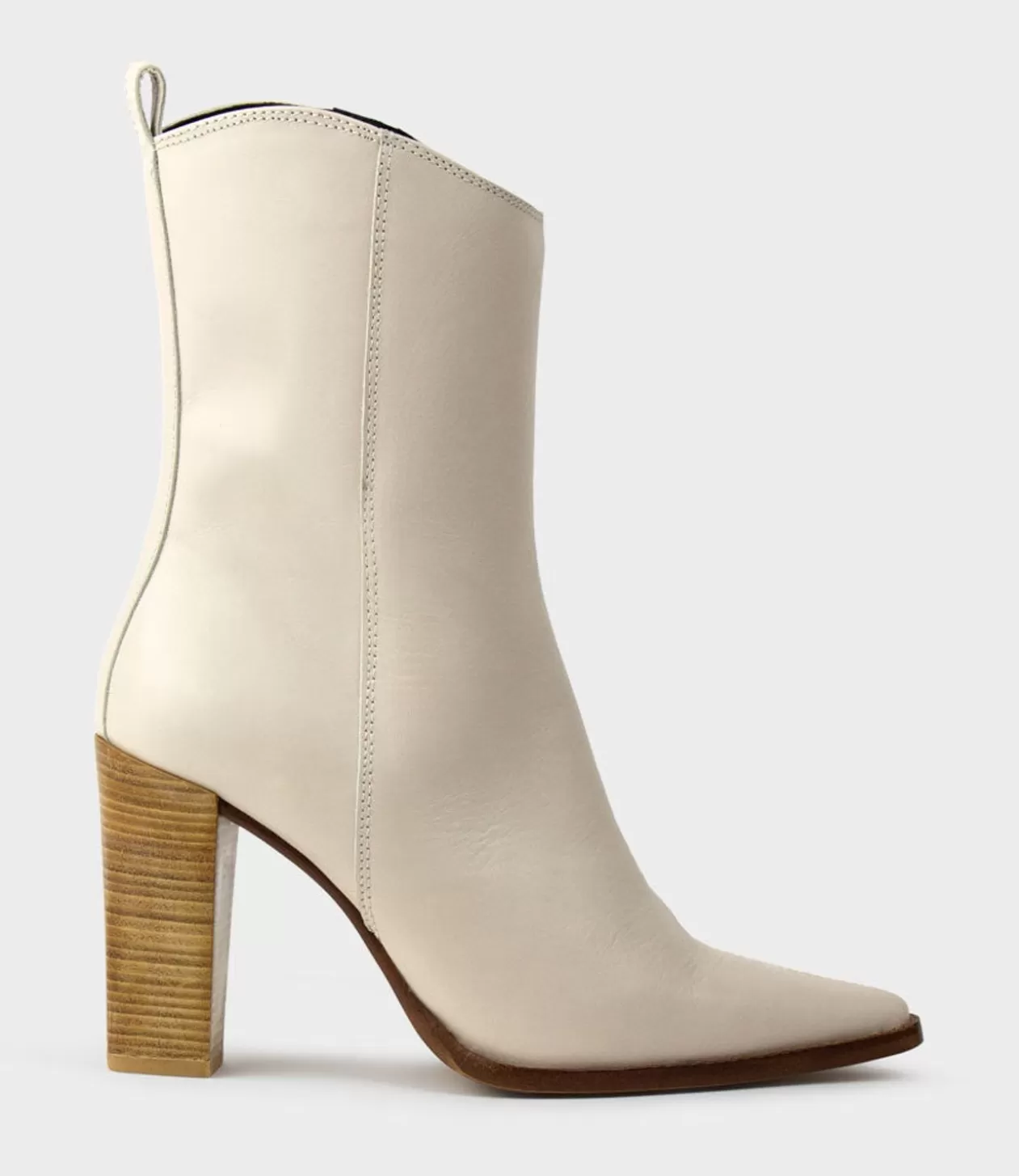 Edward Meller Ankle Boots<Xena Western Ankle Boot In Ivory