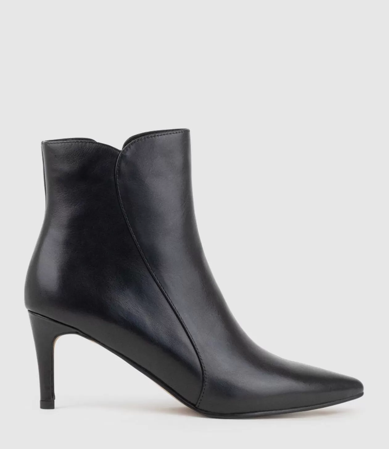 Edward Meller Ankle Boots<Zaid75 Pointed Ankle Boot In Black Calf