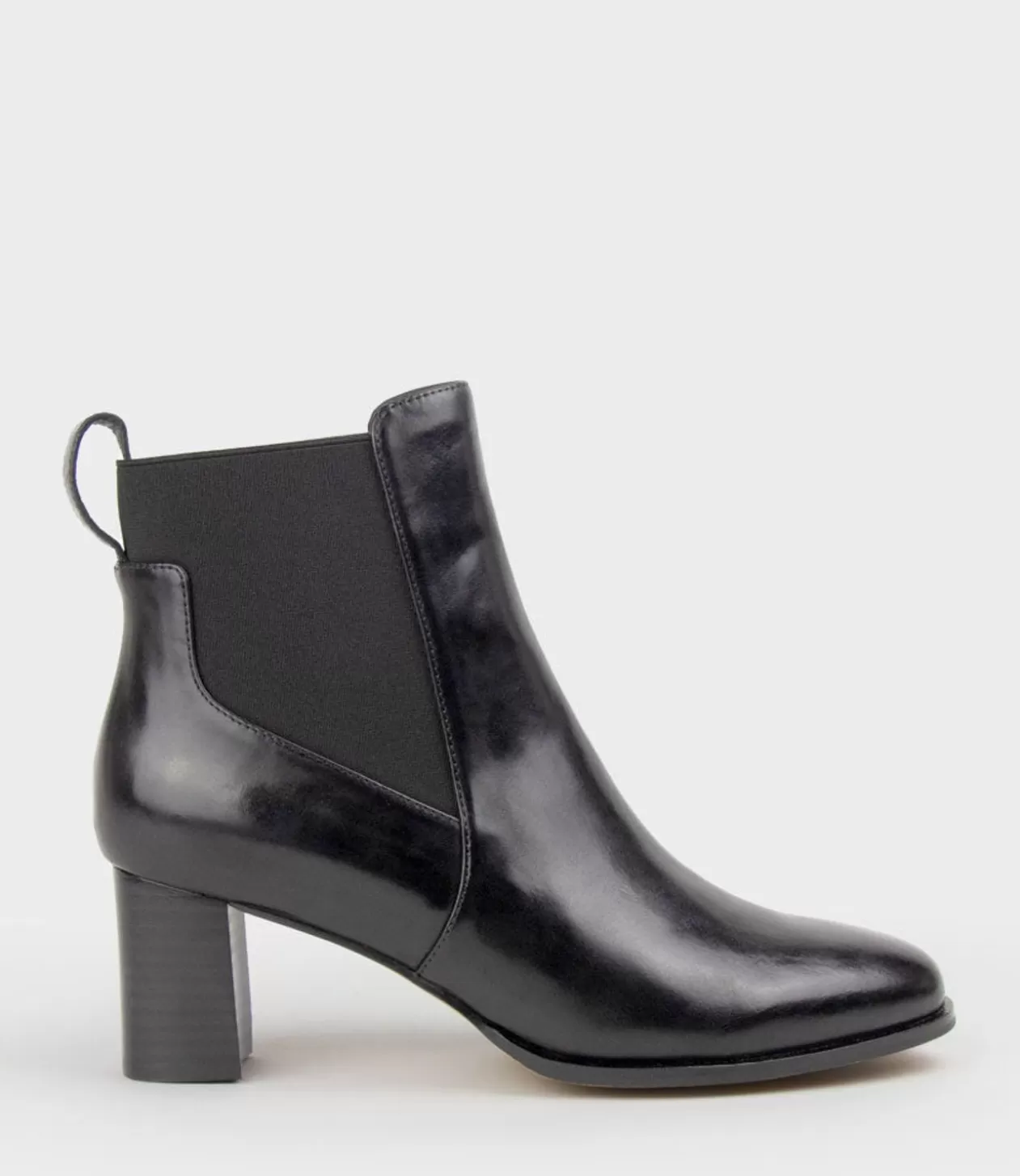 Edward Meller Ankle Boots<Zappa60 Block Heel Elastic Back Boot In Black