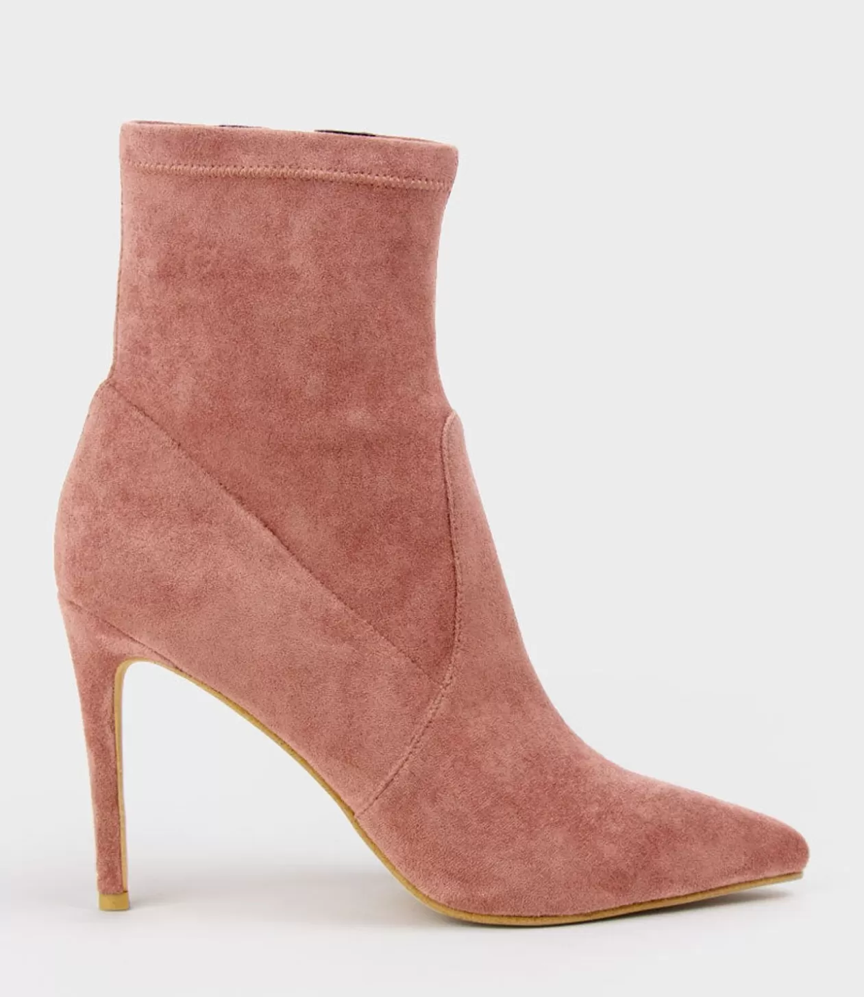 Edward Meller Ankle Boots<Zariah Fine Heel Sock Boot In Dusty Rose Suede