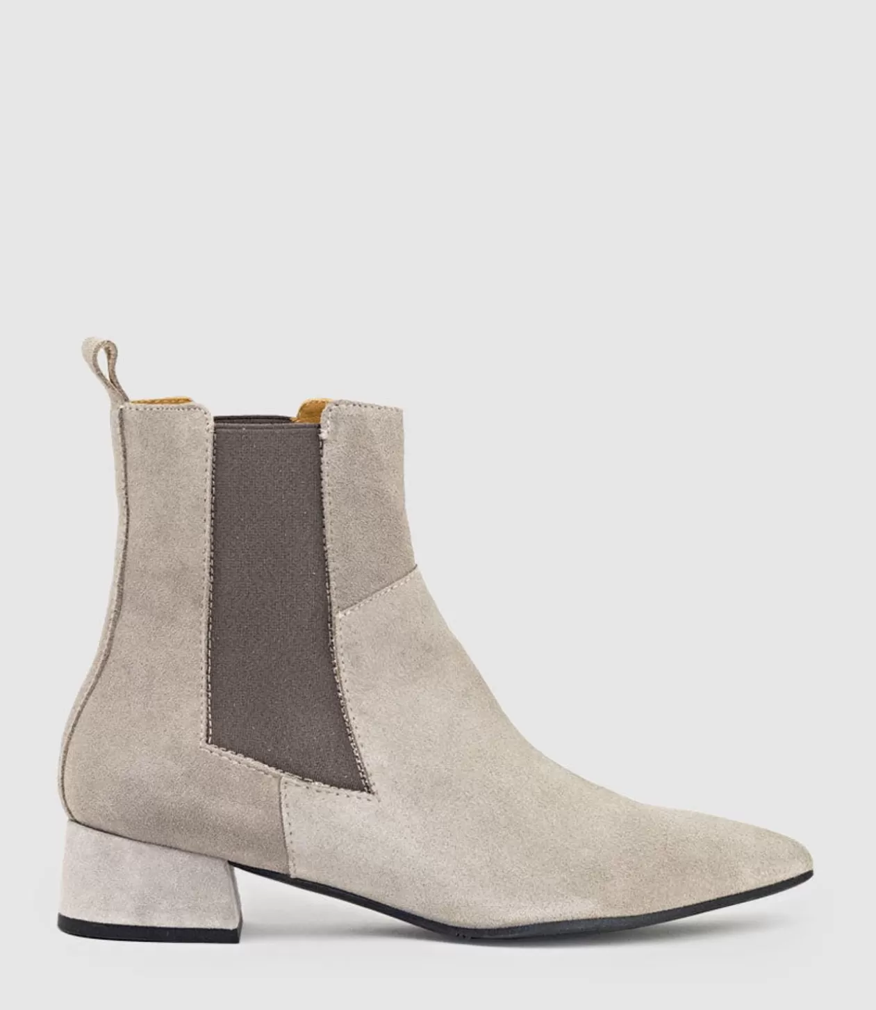 Edward Meller Ankle Boots<Zebe35 Pointed Ankle Boot With Gusset In Taupe Suede